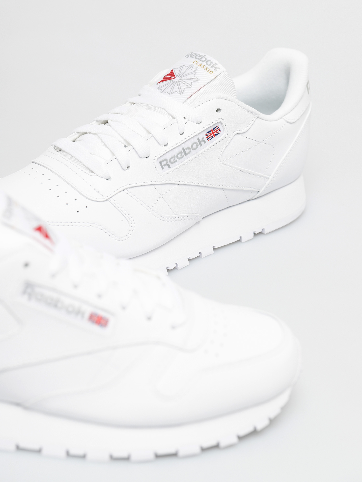 Buty Reebok Cl Lthr (white/white/lgtgre)