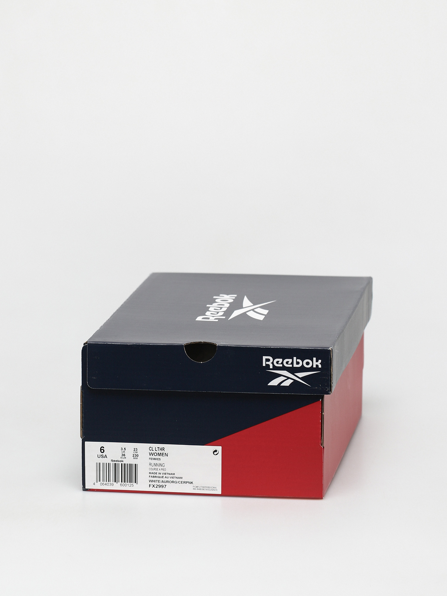 Buty Reebok Cl Lthr Wmn (white/aurorg/cerpnk)