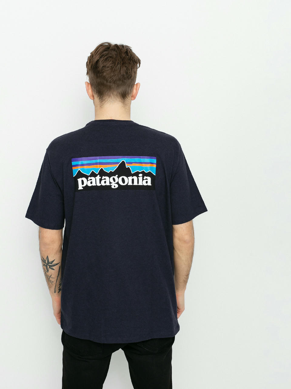 T-shirt Patagonia P 6 Logo Responsibili (piton purple)