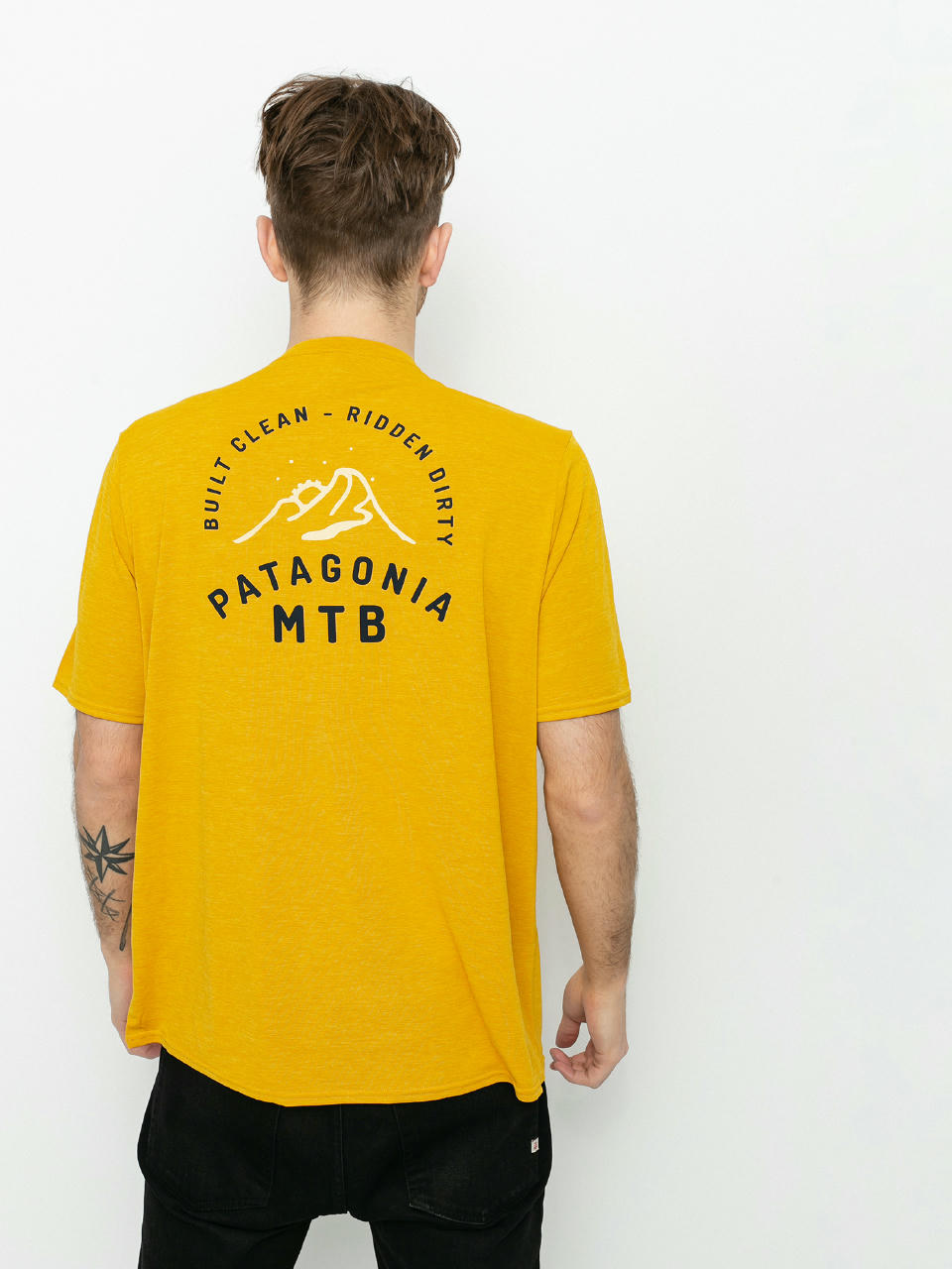 T-shirt Patagonia Cap Cool Daily Graphic (mtb crest/hawk gold x dye)