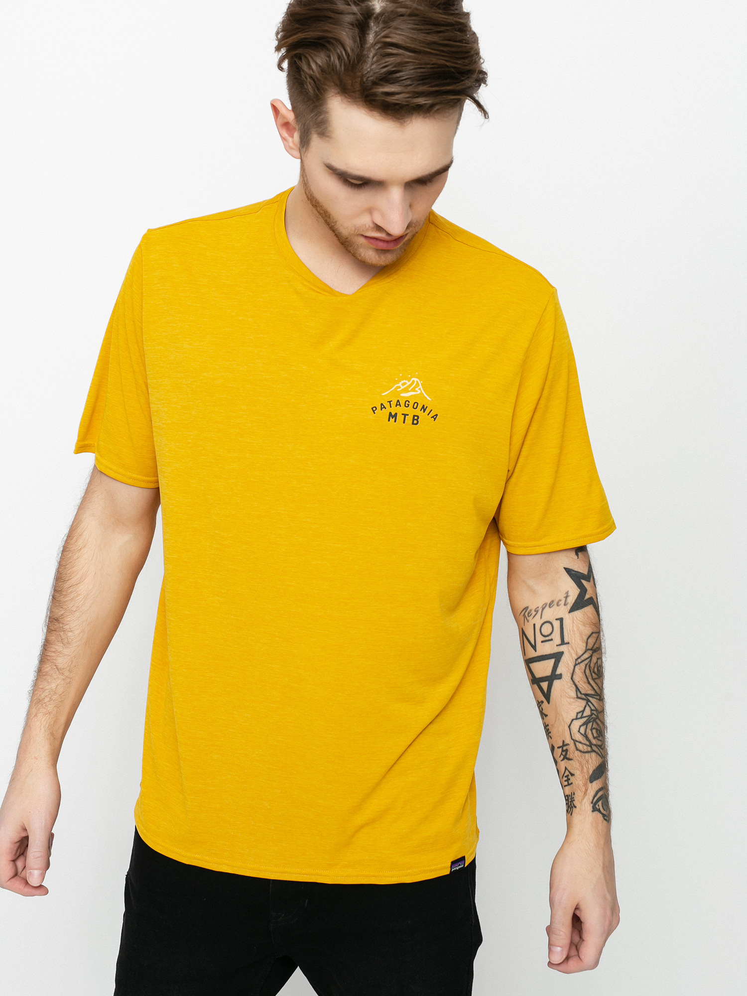 T-shirt Patagonia Cap Cool Daily Graphic (mtb crest/hawk gold x dye)