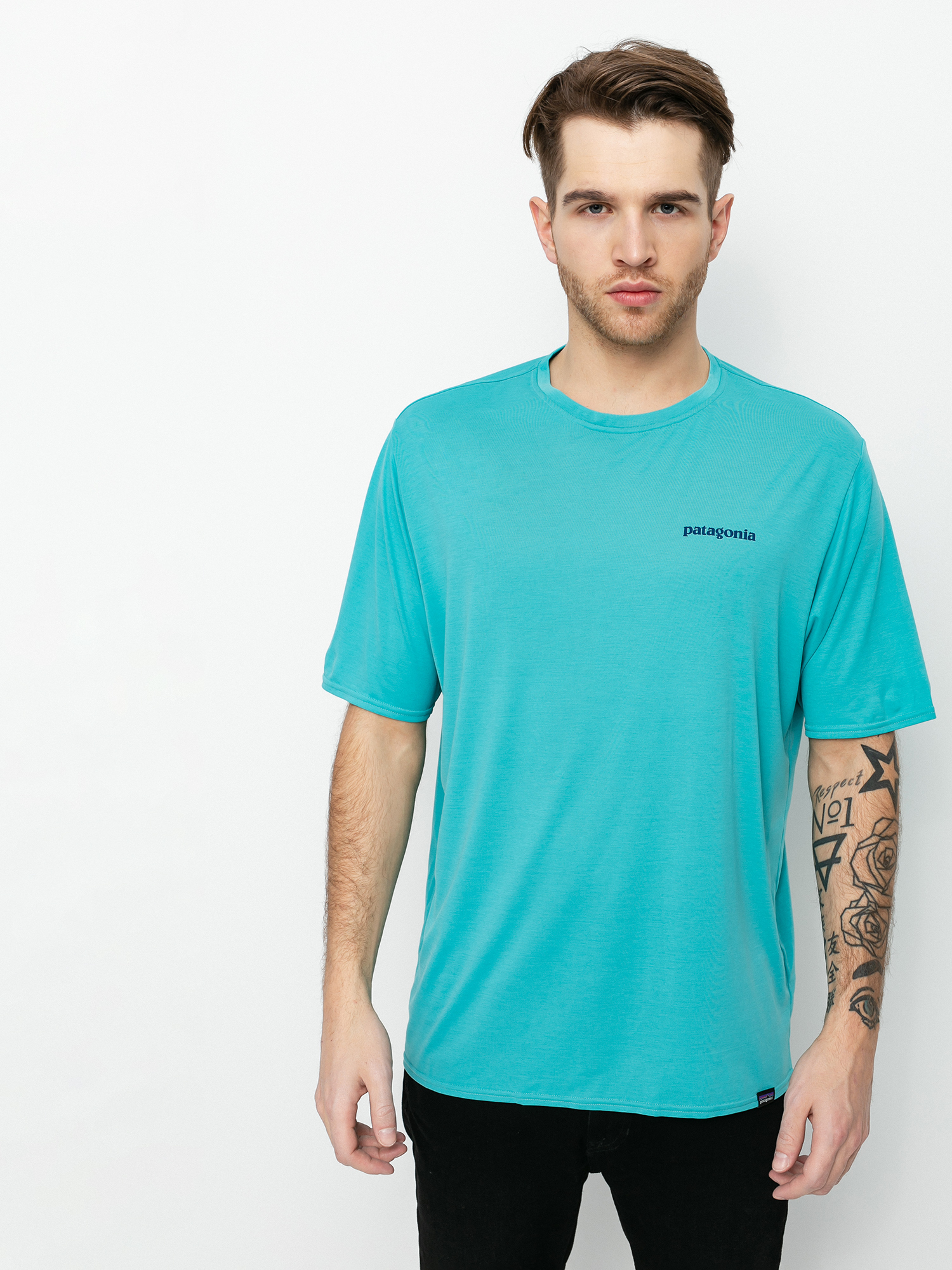 T-shirt Patagonia Cap Cool Daily Graphic (boardshort logo/iggy blue x dye)