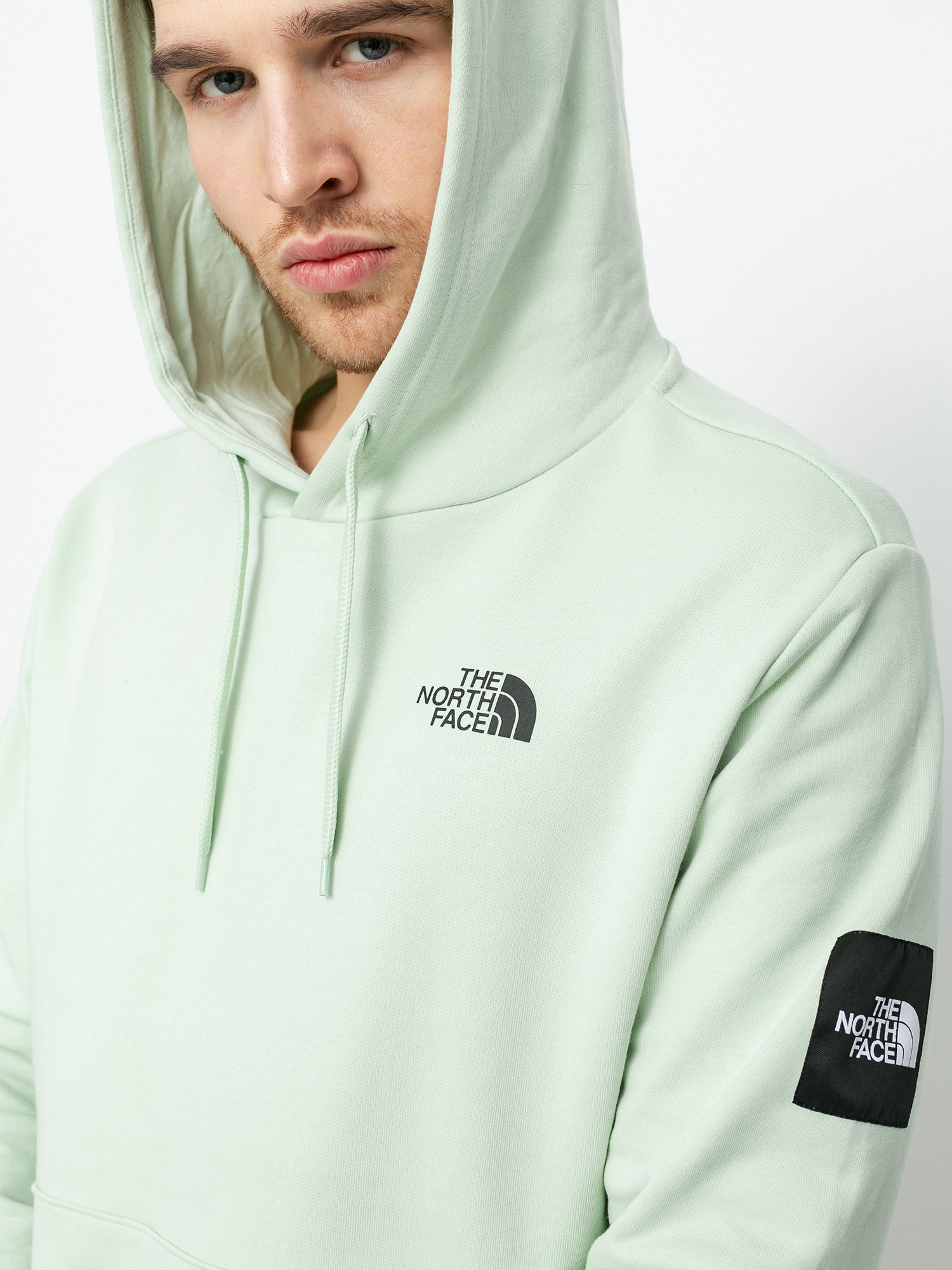 Bluza z kapturem The North Face Black Box HD (green mist)