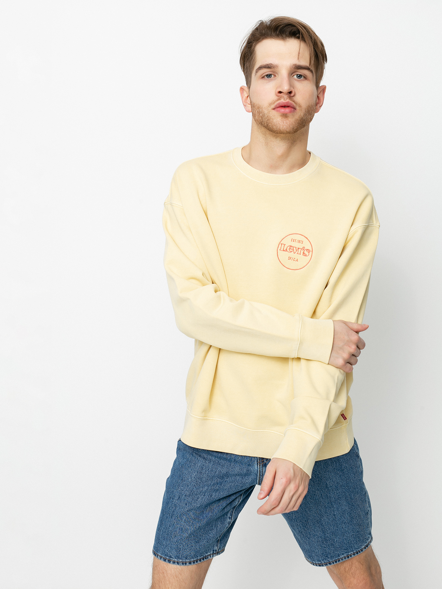 Bluza Levi's® Relaxed T2 Graphic (garment dye golden haze)