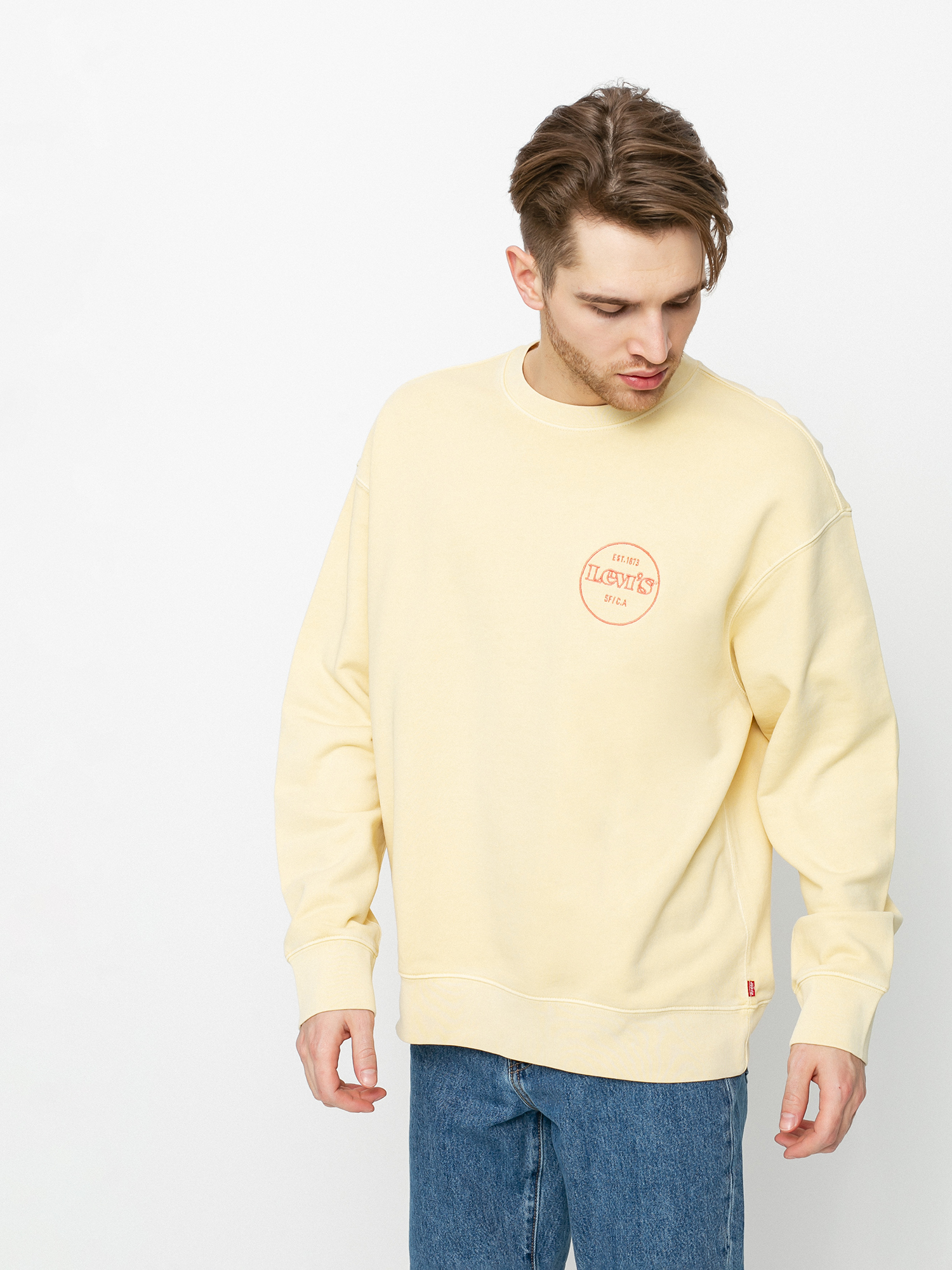 Bluza Levi's® Relaxed T2 Graphic (garment dye golden haze)