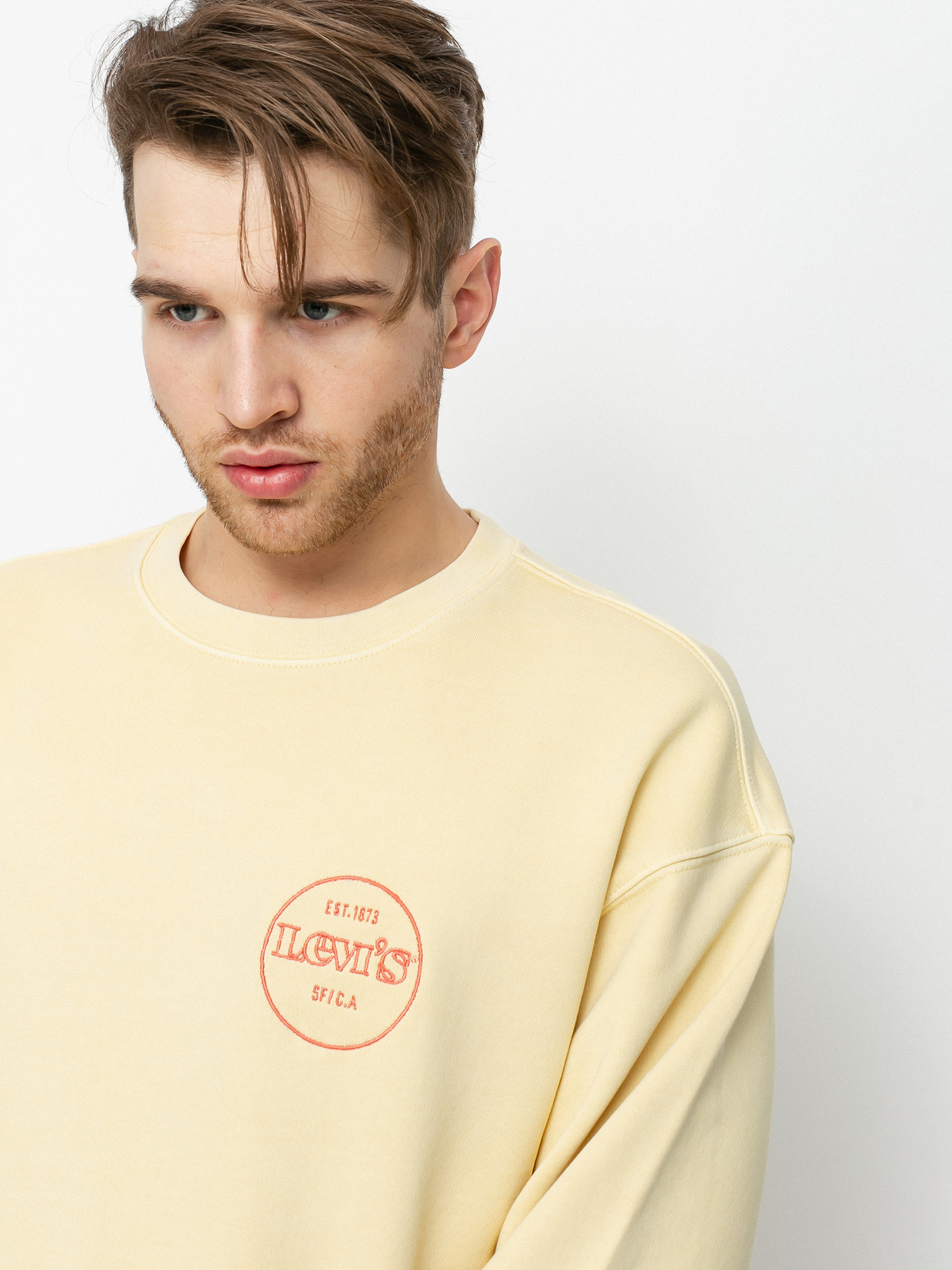 Bluza Levi's® Relaxed T2 Graphic (garment dye golden haze)