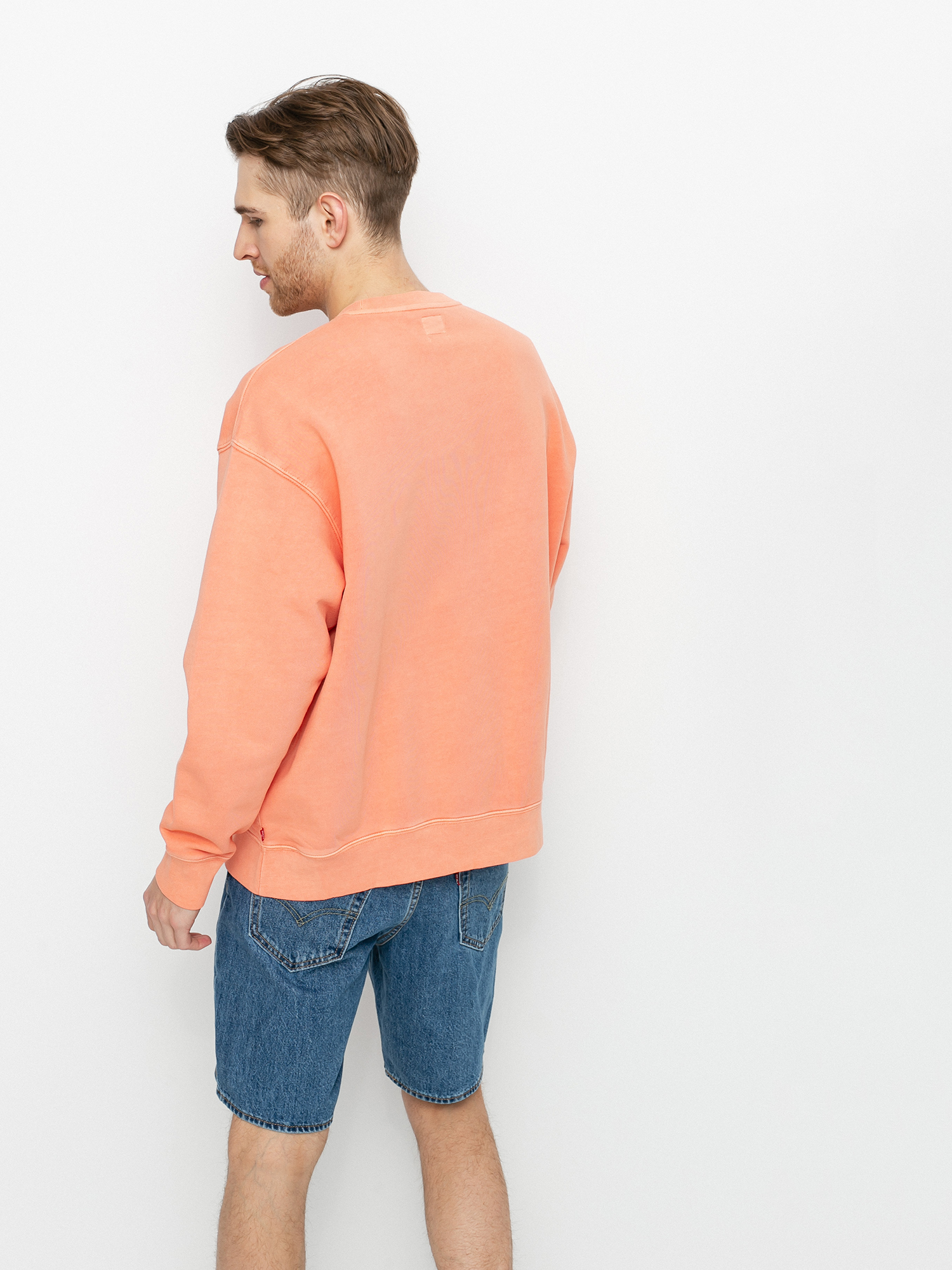 Bluza Levi's® Relaxed T2 Graphic (garment dye coral quartz)