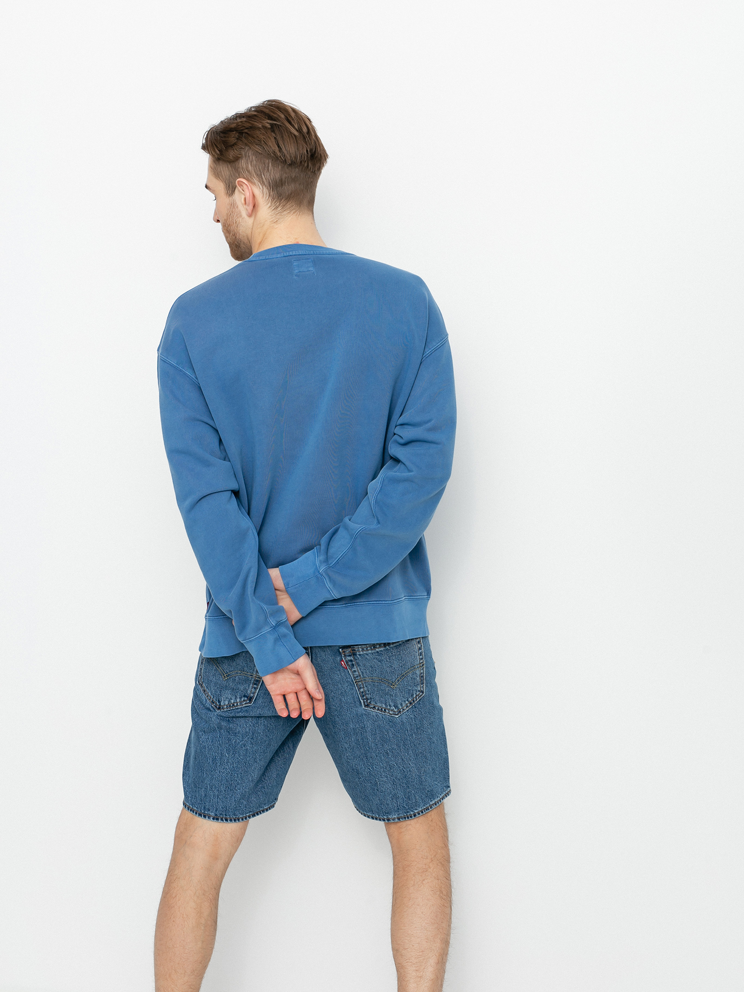 Bluza Levi's® Relaxed T2 Graphic (garment dye star sapphire)