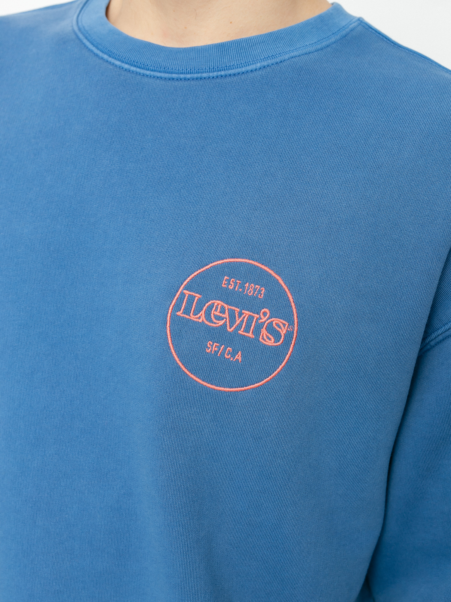 Bluza Levi's® Relaxed T2 Graphic (garment dye star sapphire)