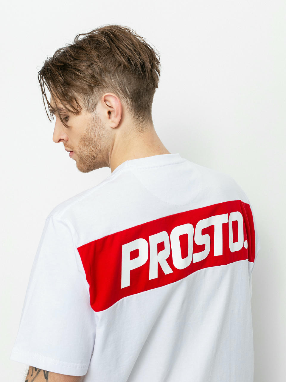 T-shirt Prosto Hugeback (white)