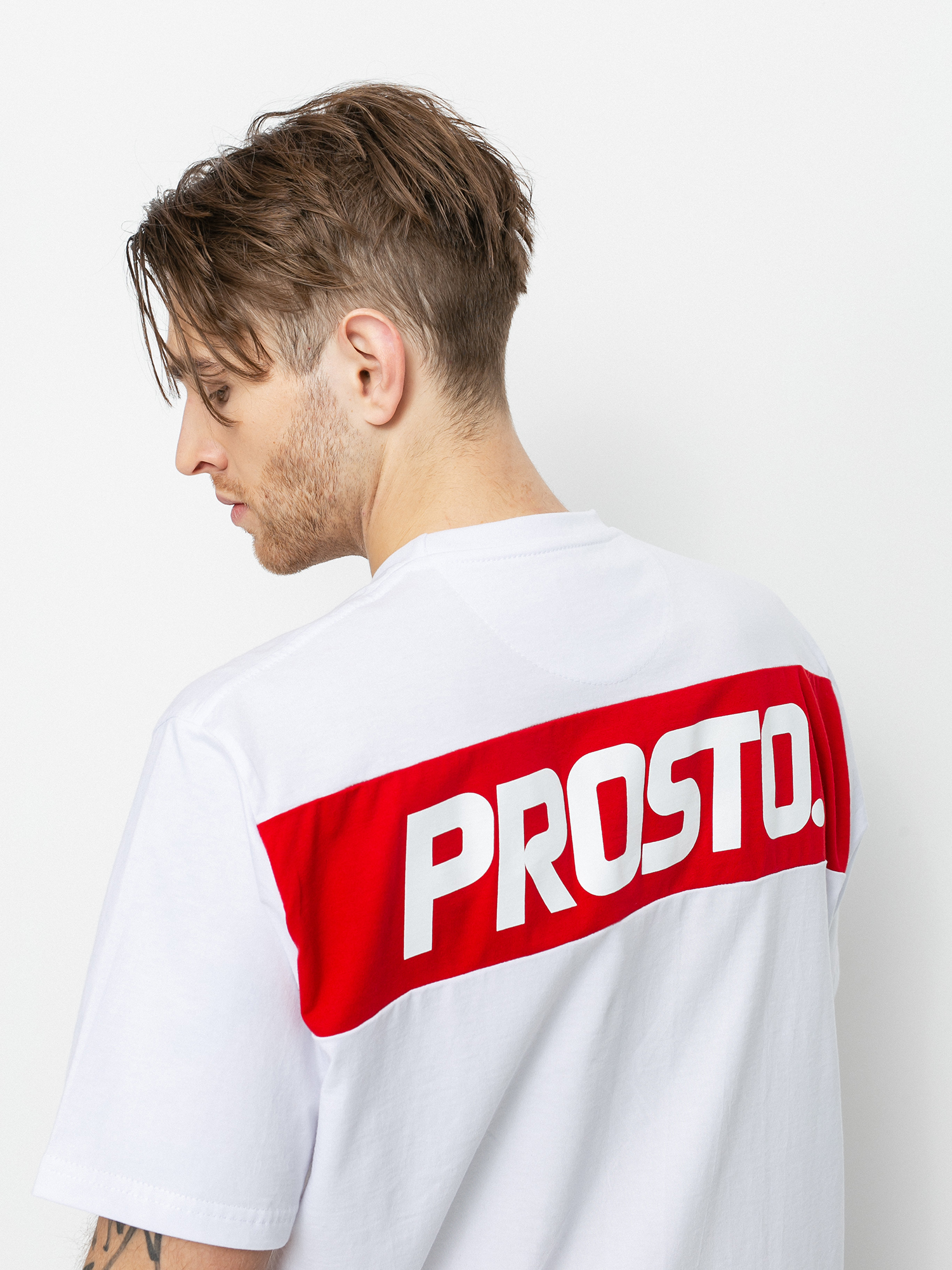 T-shirt Prosto Hugeback (white)