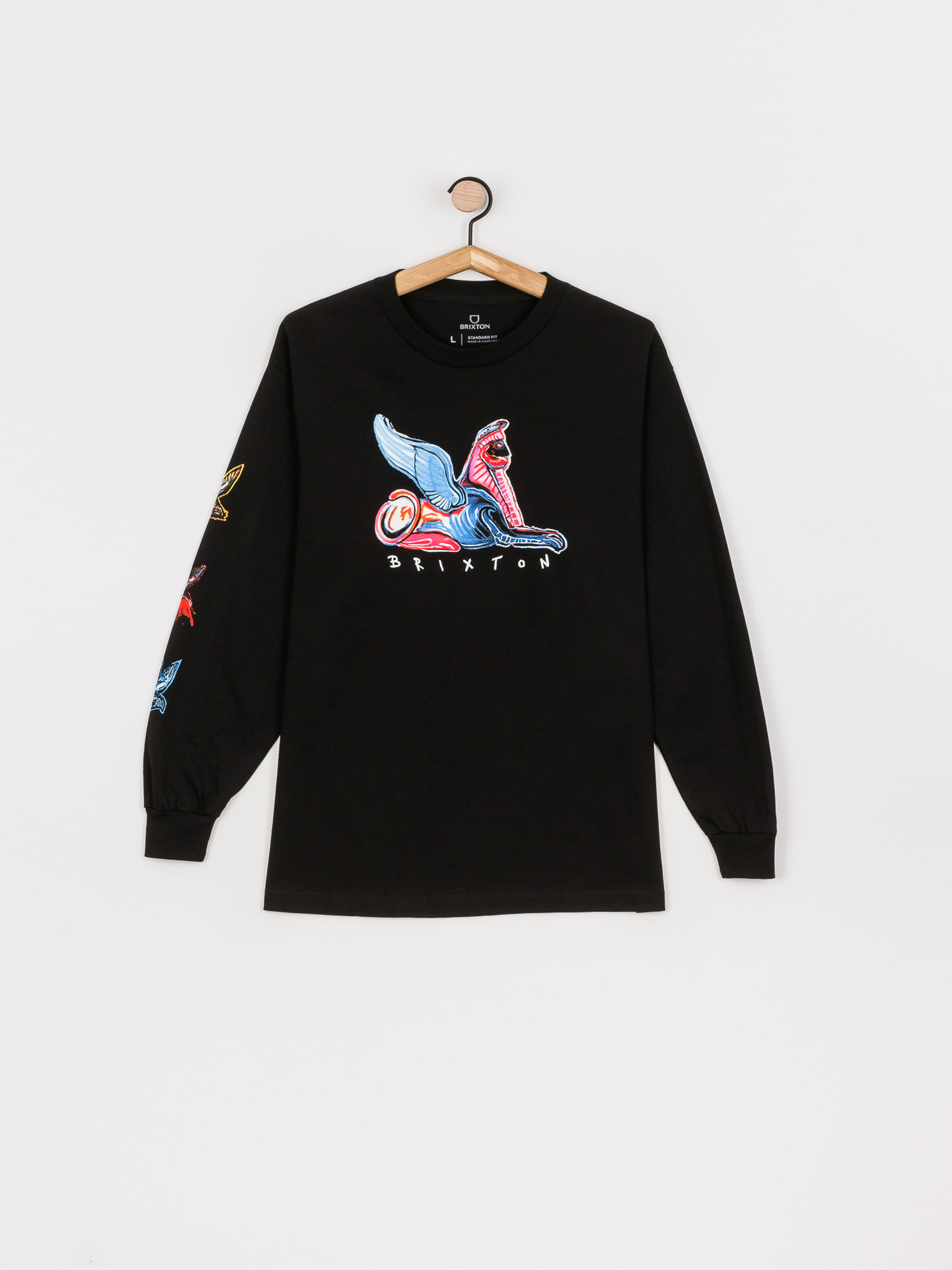 Longsleeve Brixton Bb Time Machine Stt (black)