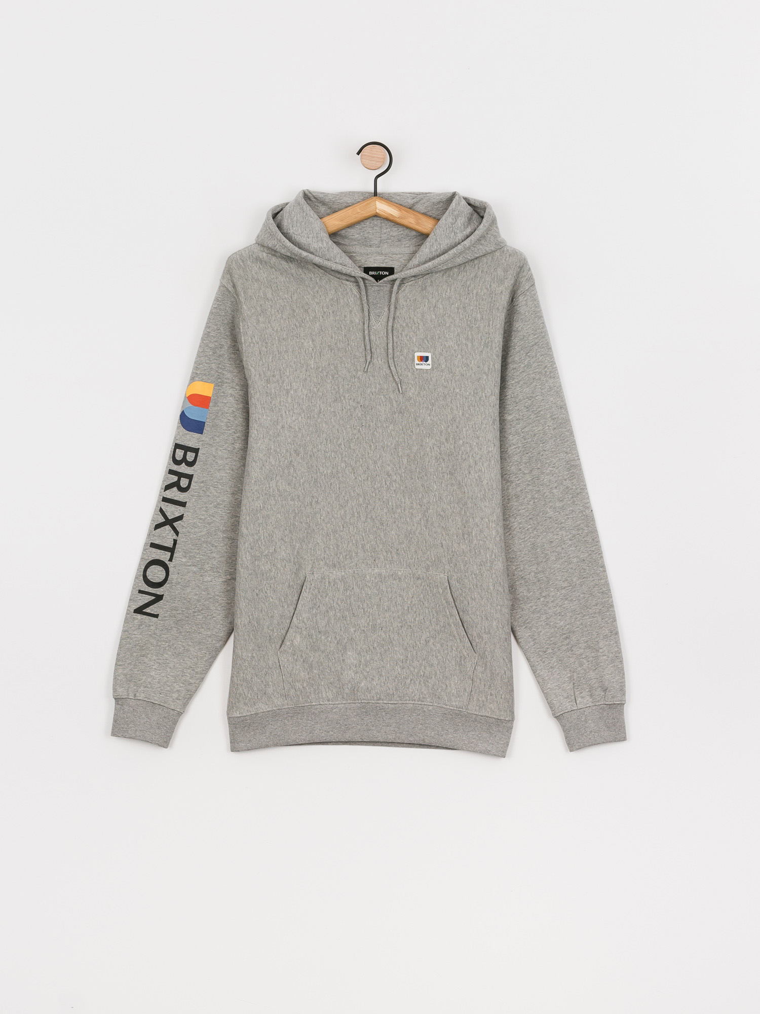 Bluza z kapturem Brixton Stem X HD (heather grey)