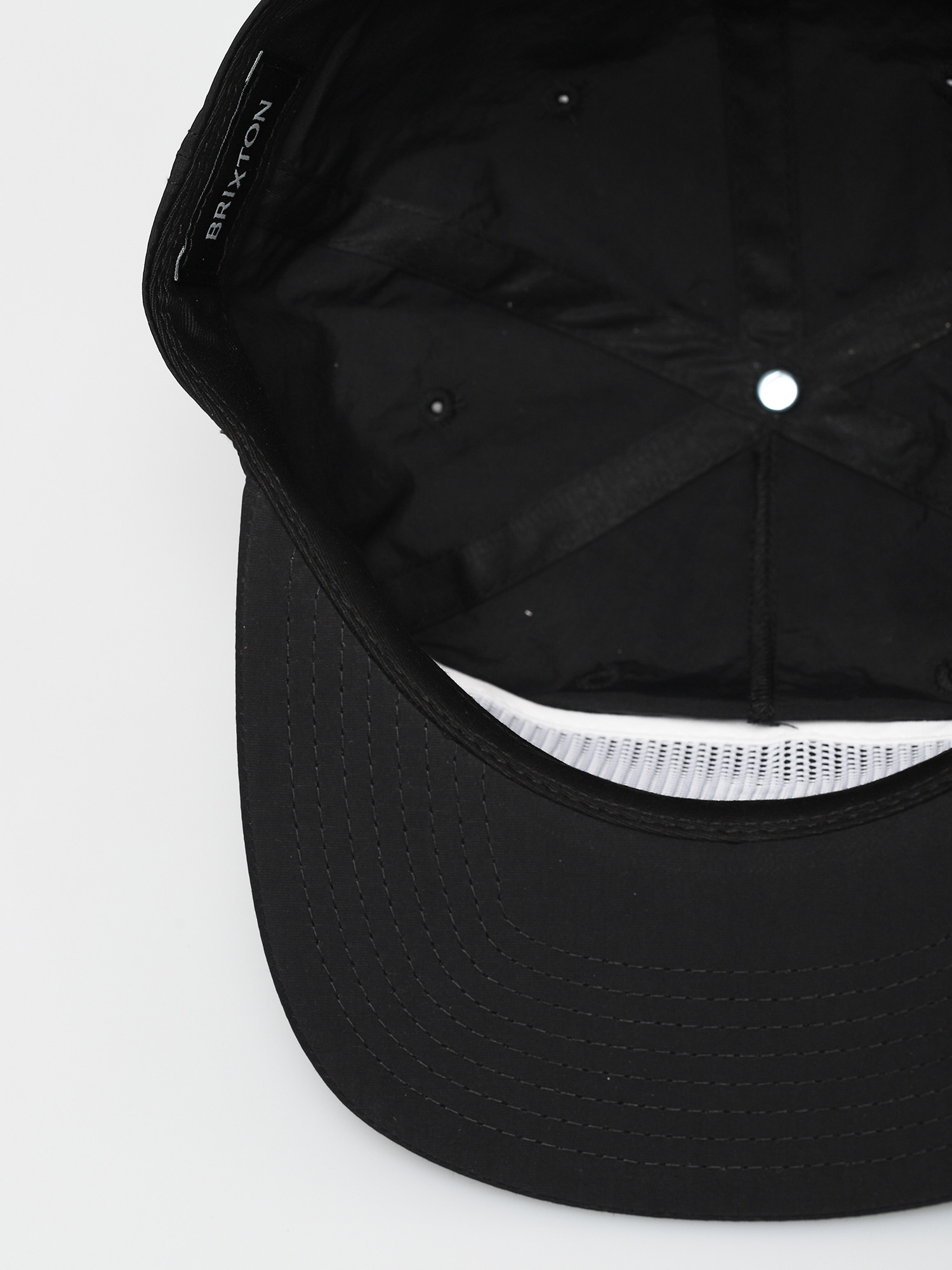Czapka z daszkiem Brixton Alpha Mp Snapback ZD (black/white)