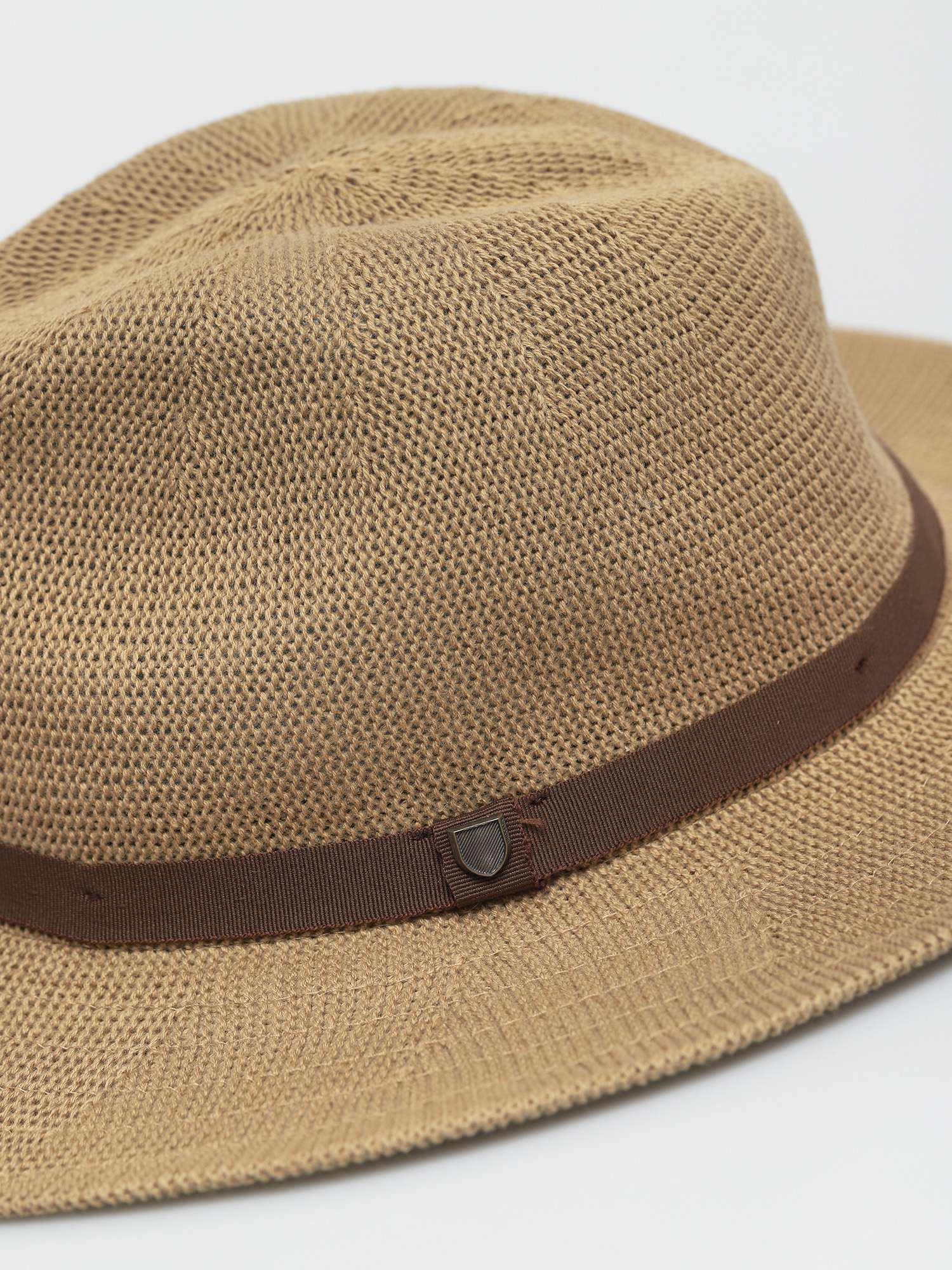 Kapelusz Brixton Messer Knit Packable Fedora (tan)