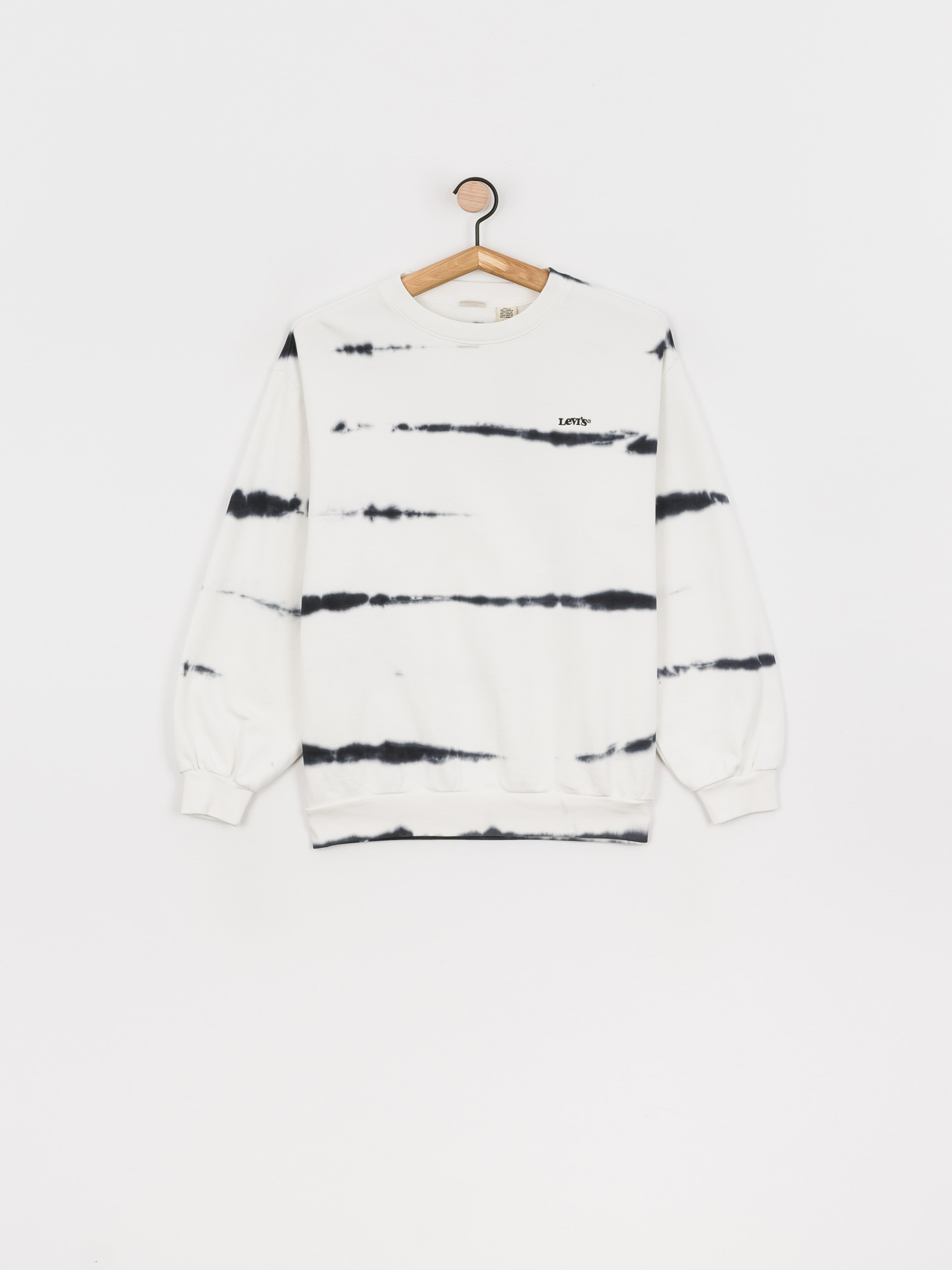 Bluza Levi's® Melrose Slouchy Wmn (tie dye stripe tight loops caviar)