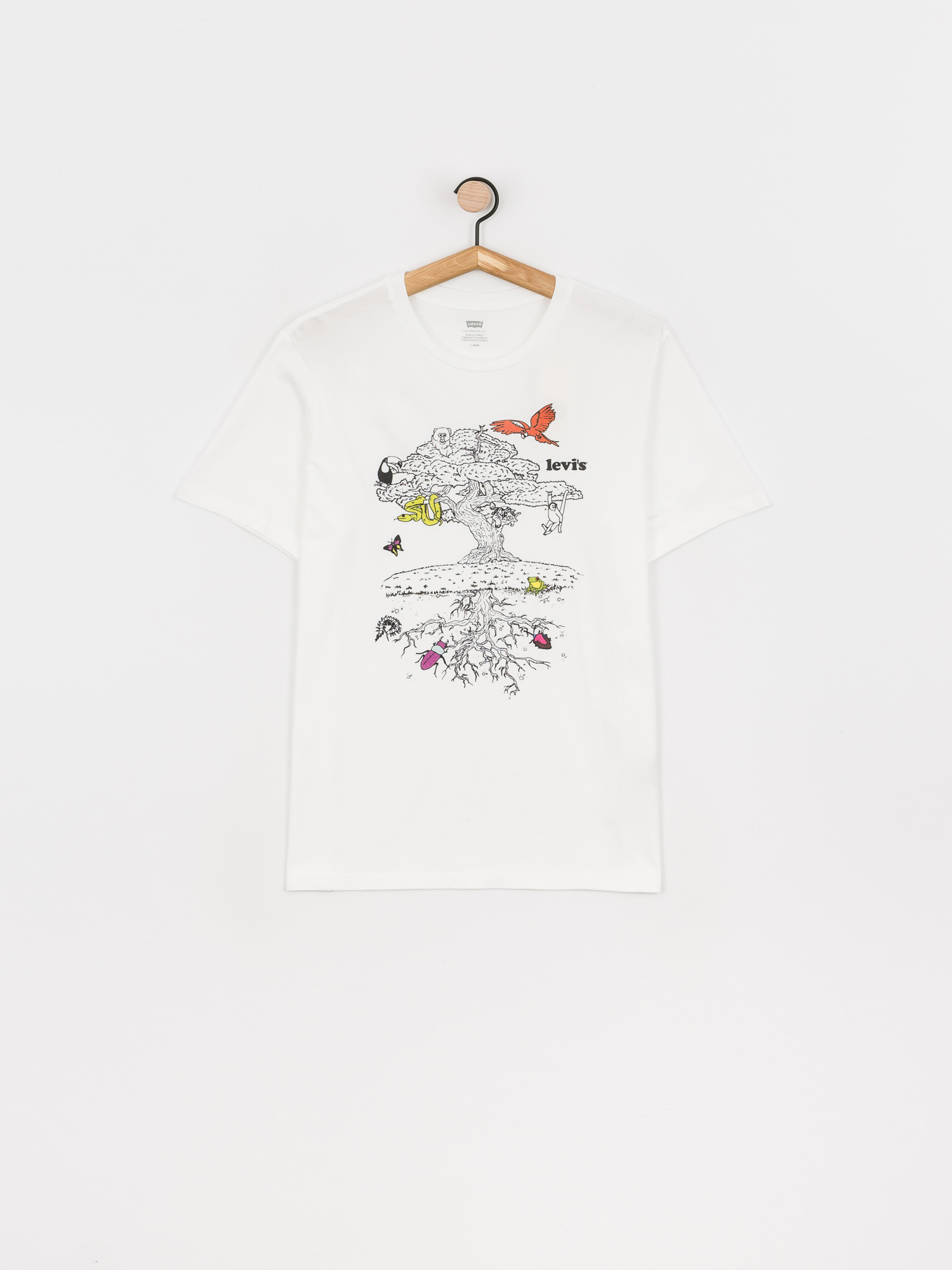 T-shirt Levi's® Graphic Crewneck (jungle white)