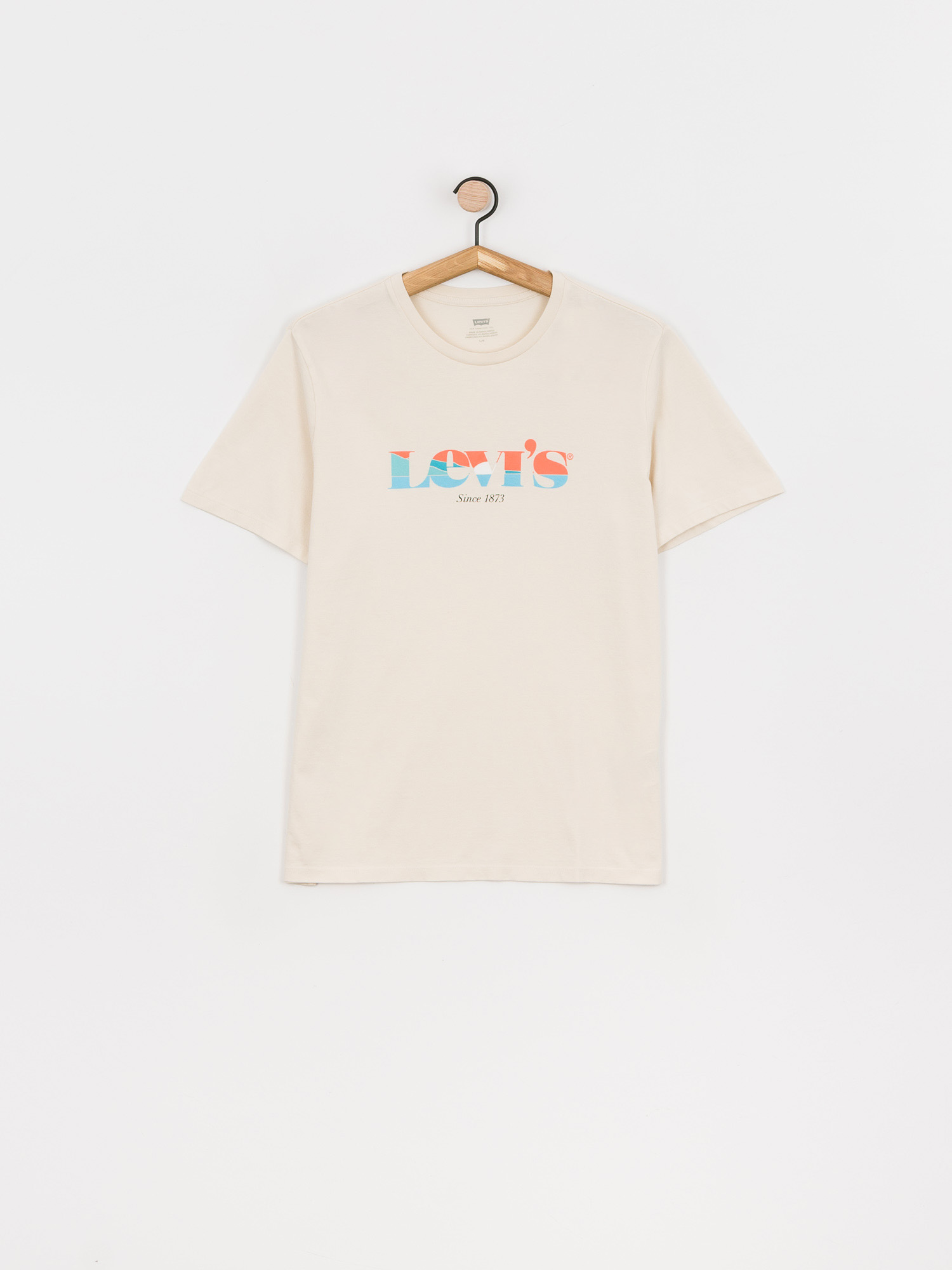 T-shirt Levi's® Graphic Crewneck (logo chesthit oatmeal)
