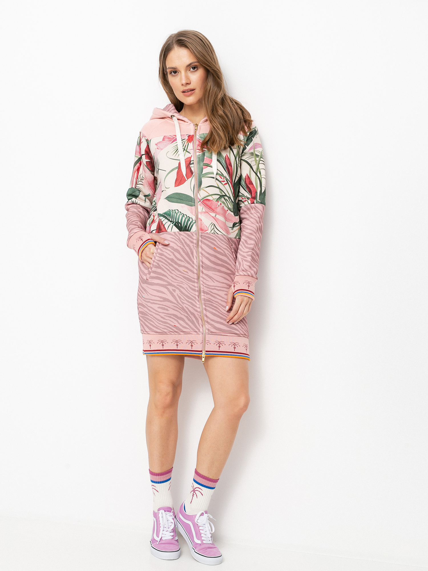 Bluza z kapturem Femi Stories Longa ZHD Wmn (mwp)