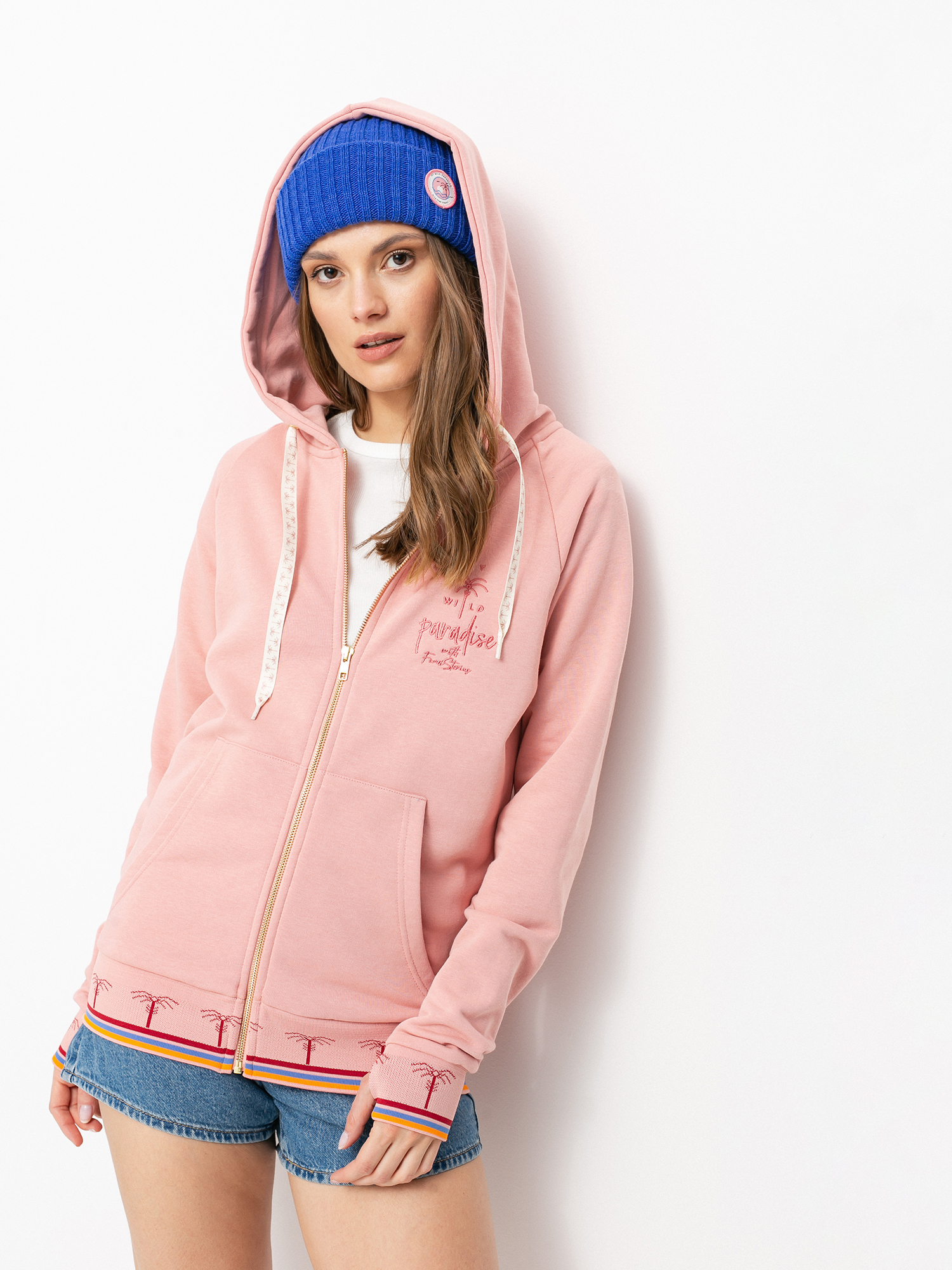 Bluza z kapturem Femi Stories Harun ZHD Wmn (pnk)