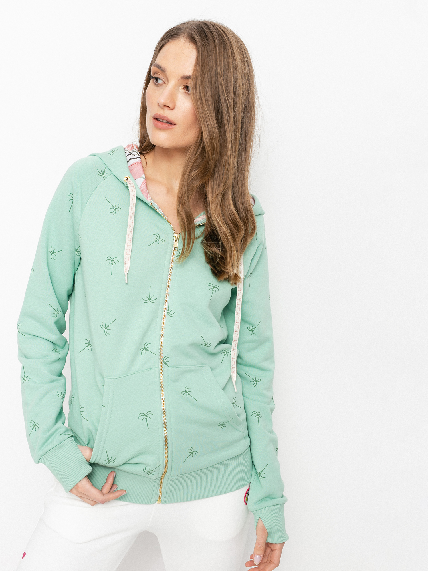 Bluza z kapturem Femi Stories Harun ZHD Wmn (grn plms)