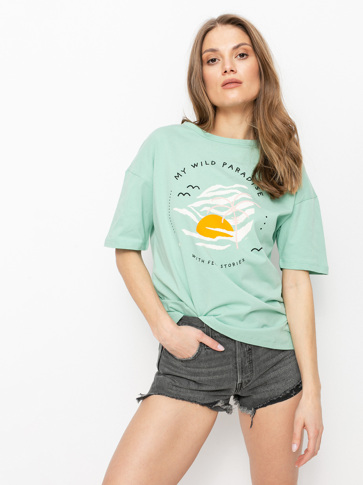 T-shirt Femi Stories Loose Wmn (ptch)