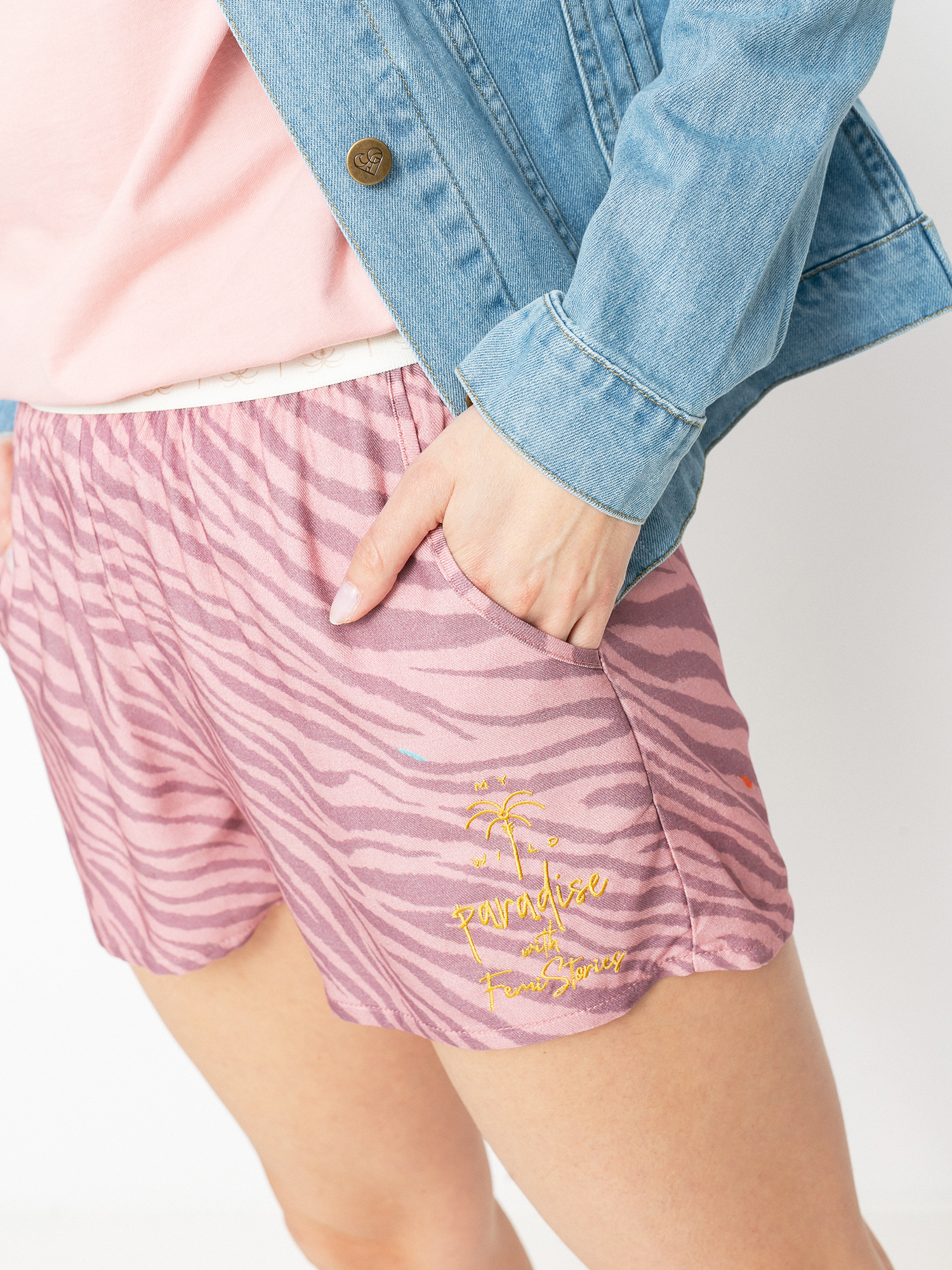 Szorty Femi Stories Albus Wmn (pnk zbr)