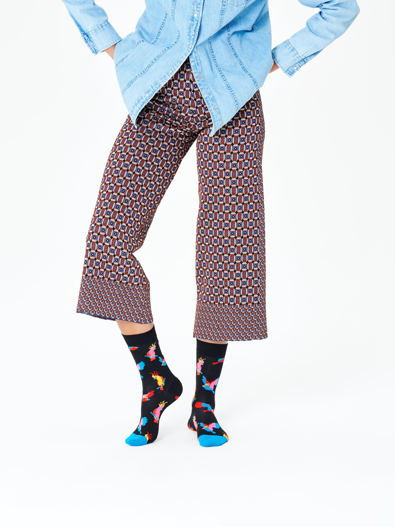 Skarpetki Happy Socks Cockatto (black/blue)