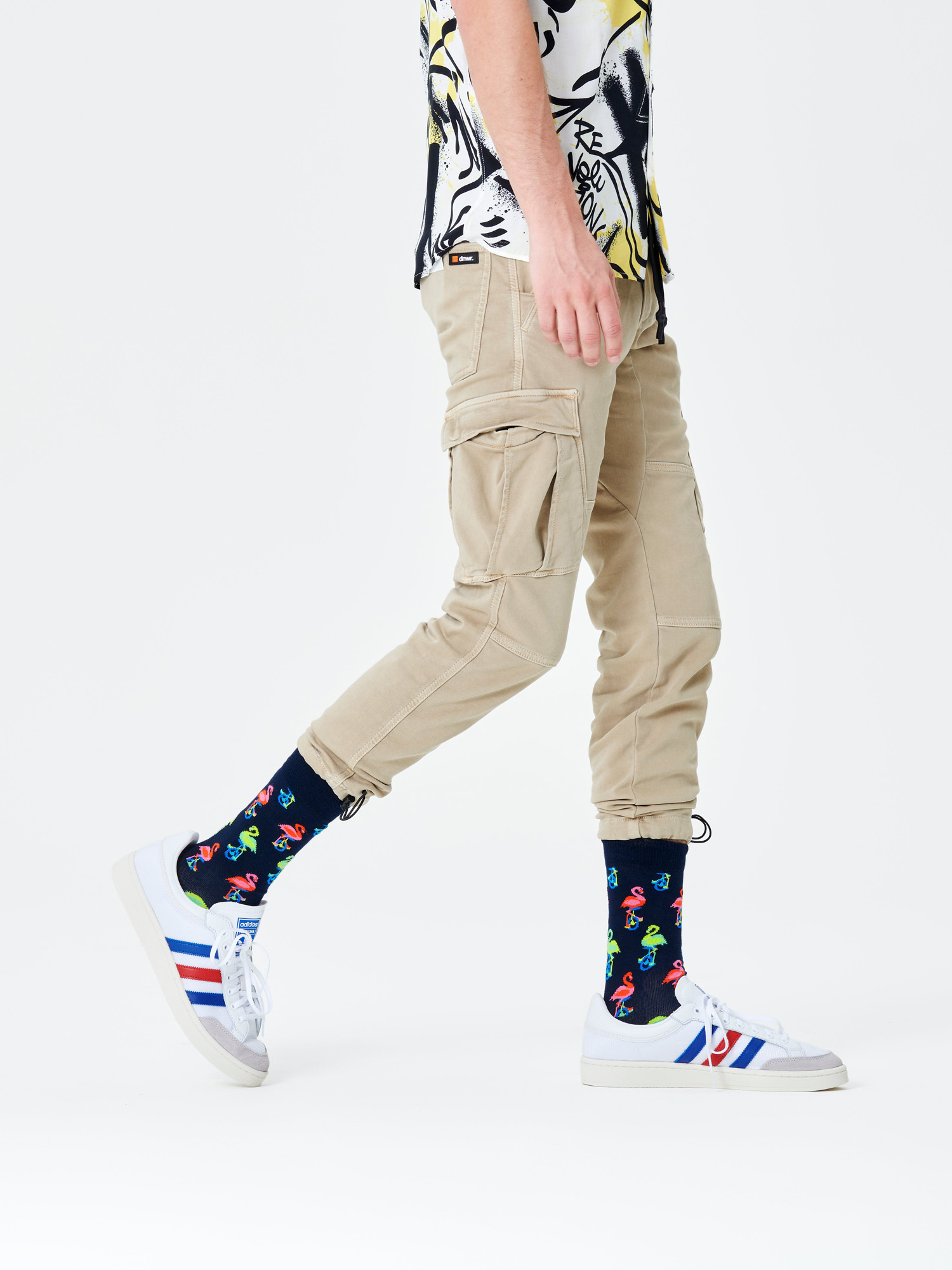 Skarpetki Happy Socks Flamingo (black)