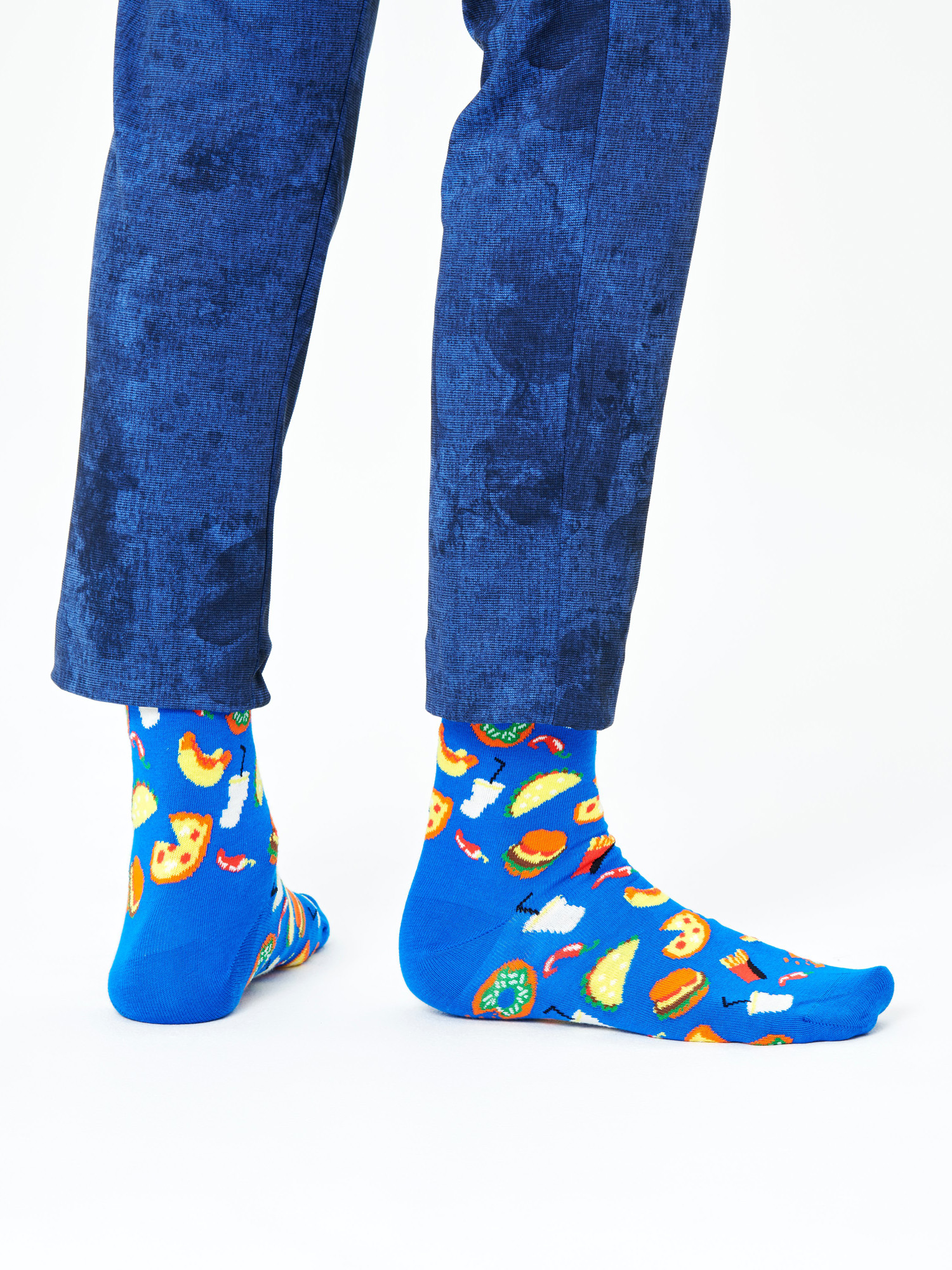 Skarpetki Happy Socks Junk Food (royal)