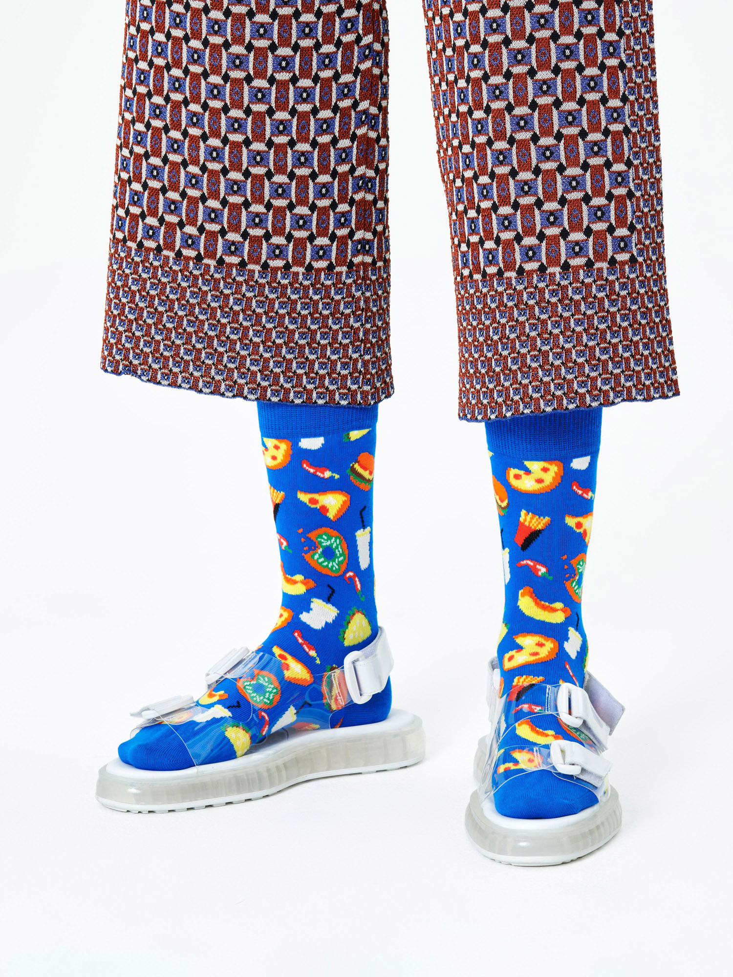 Skarpetki Happy Socks Junk Food (royal)