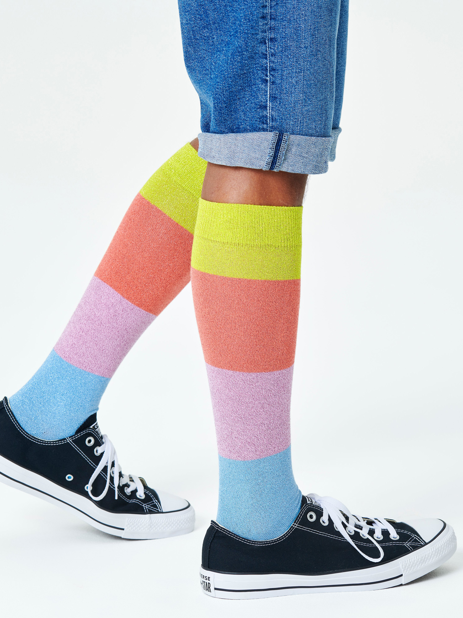 Skarpetki Happy Socks Stripe Knee High (assorted)