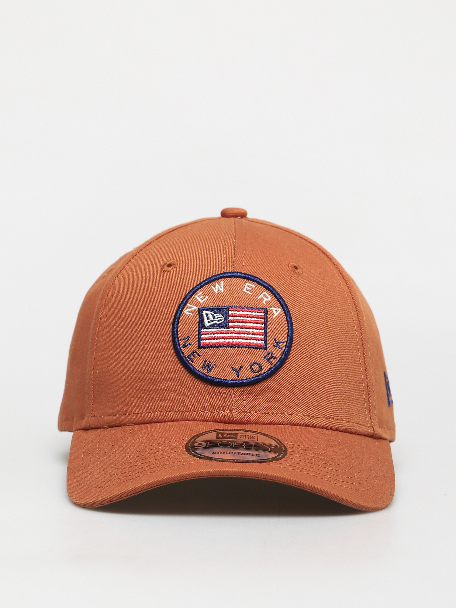 Czapka z daszkiem New Era Us Flag Pack 9Forty ZD (med brown)