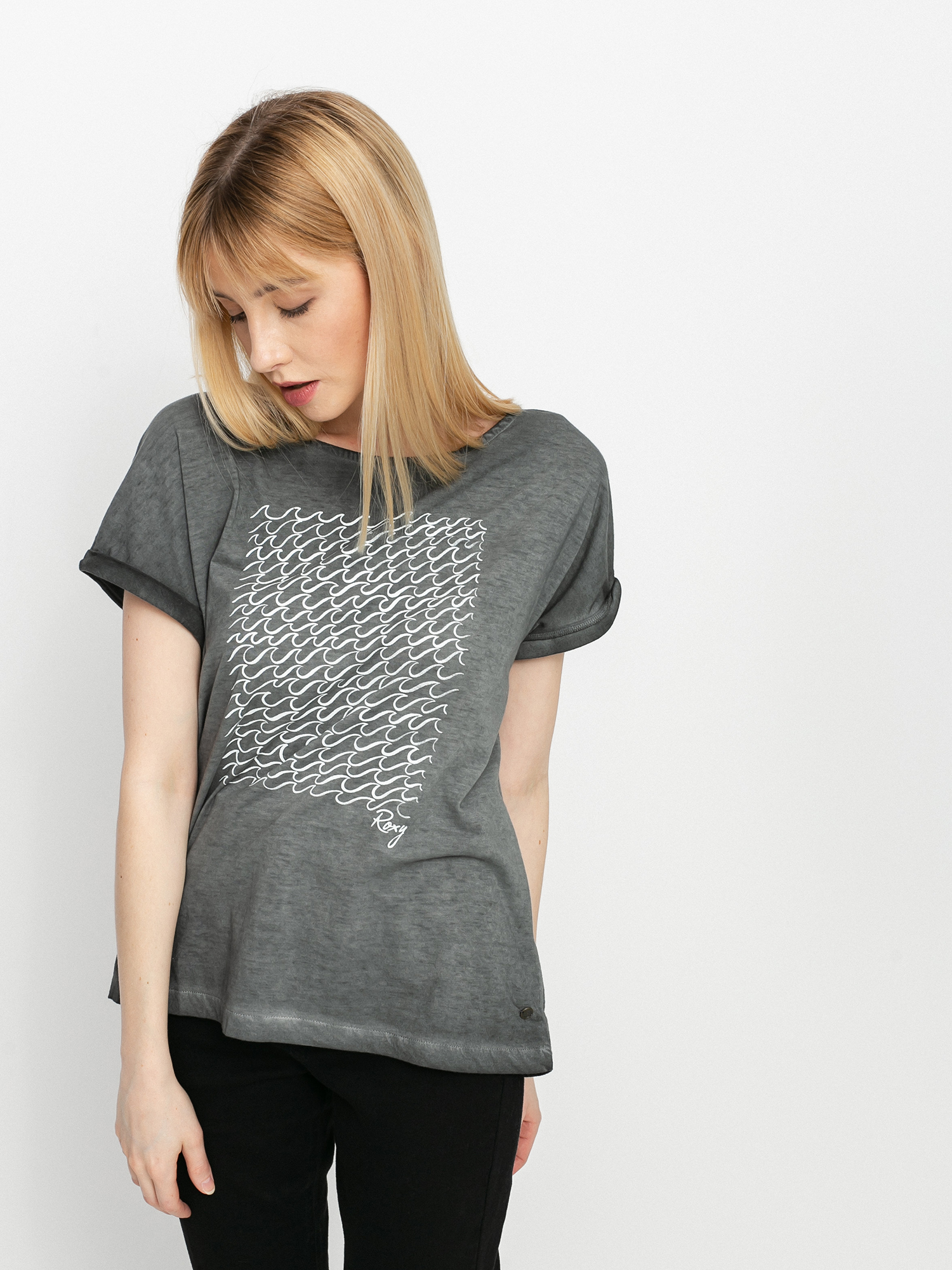 T-shirt Roxy Summertime Happiness Wmn (anthracite)