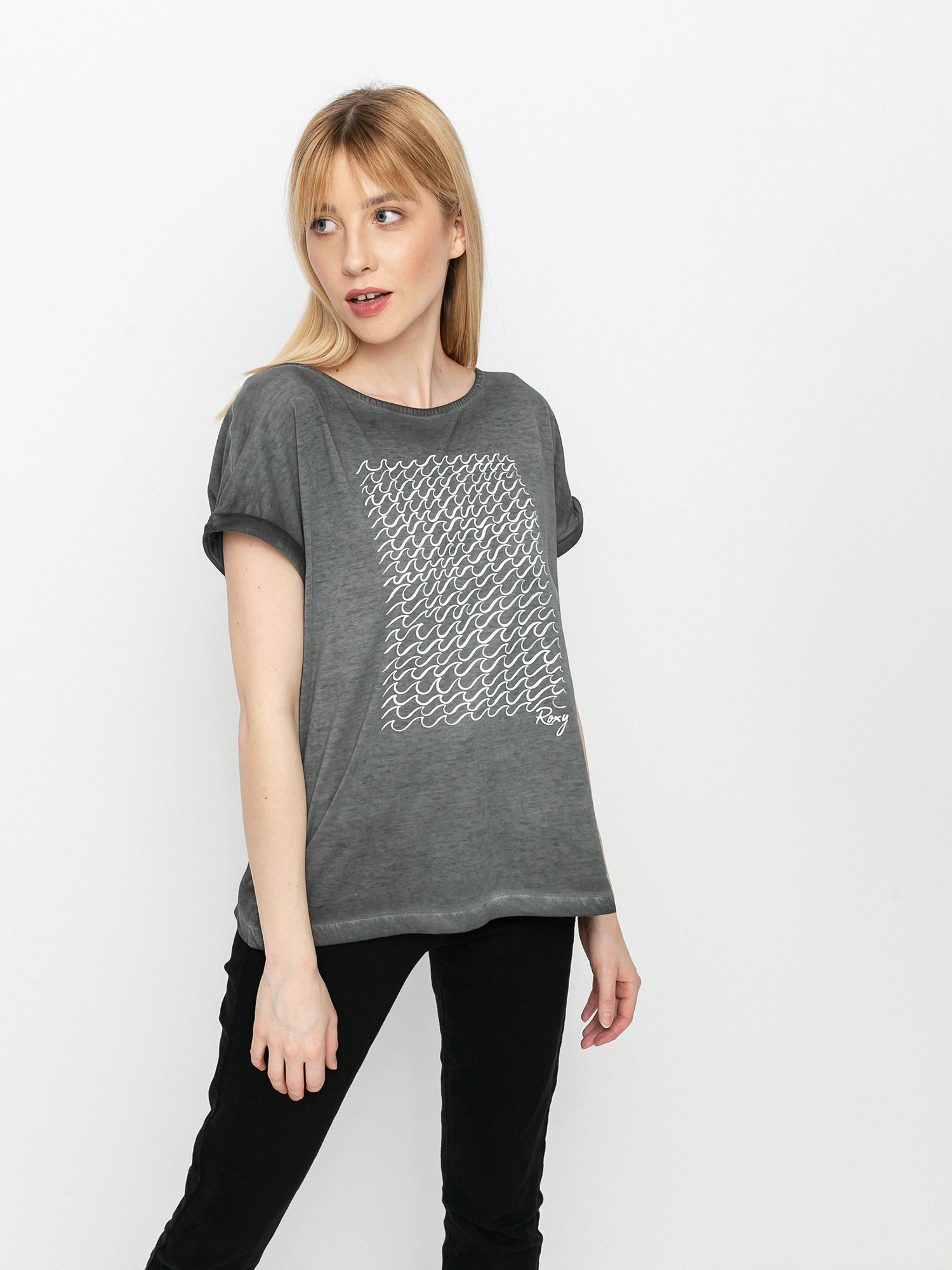 T-shirt Roxy Summertime Happiness Wmn (anthracite)