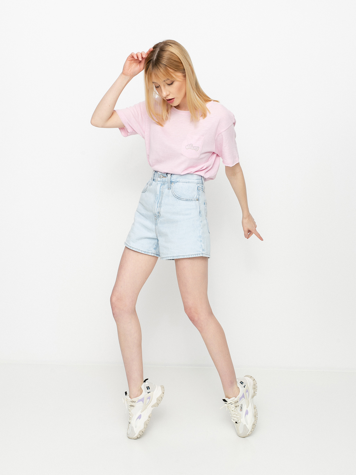 T-shirt Roxy Star Solar A Wmn (pink mist)