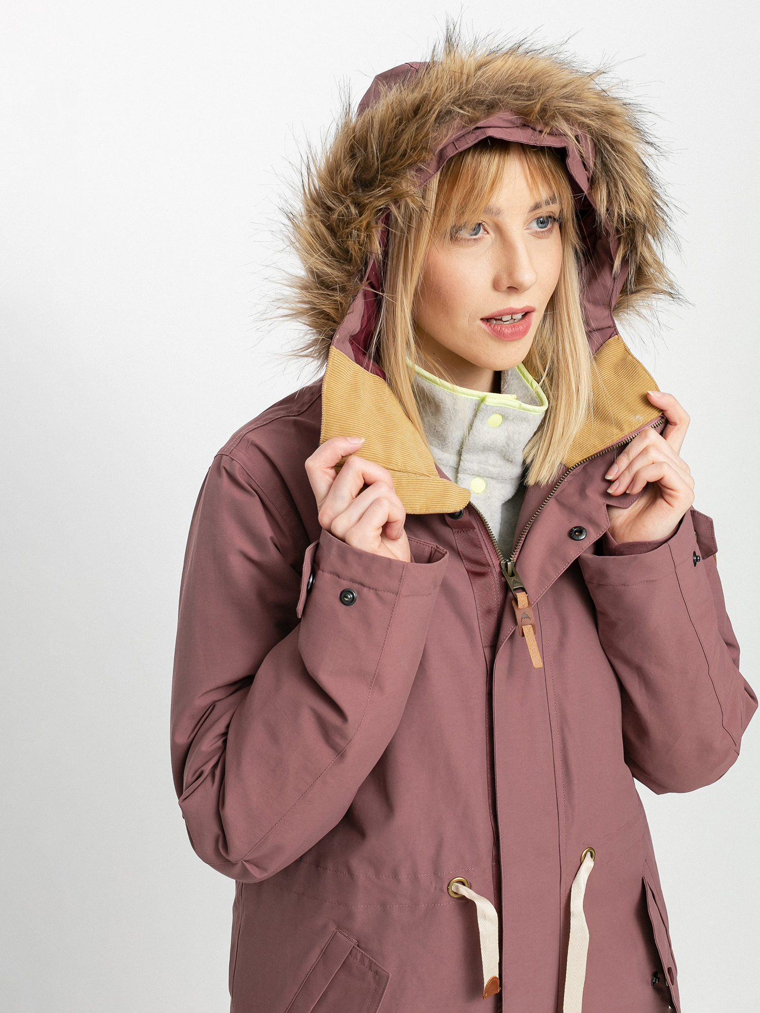 Kurtka Burton Saxton Parka Wmn (rose brown)