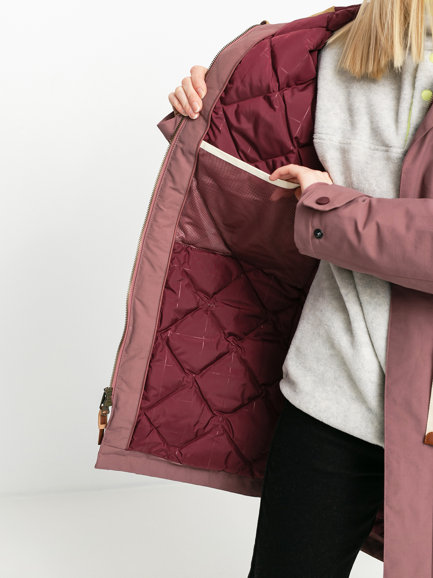 Kurtka Burton Saxton Parka Wmn (rose brown)