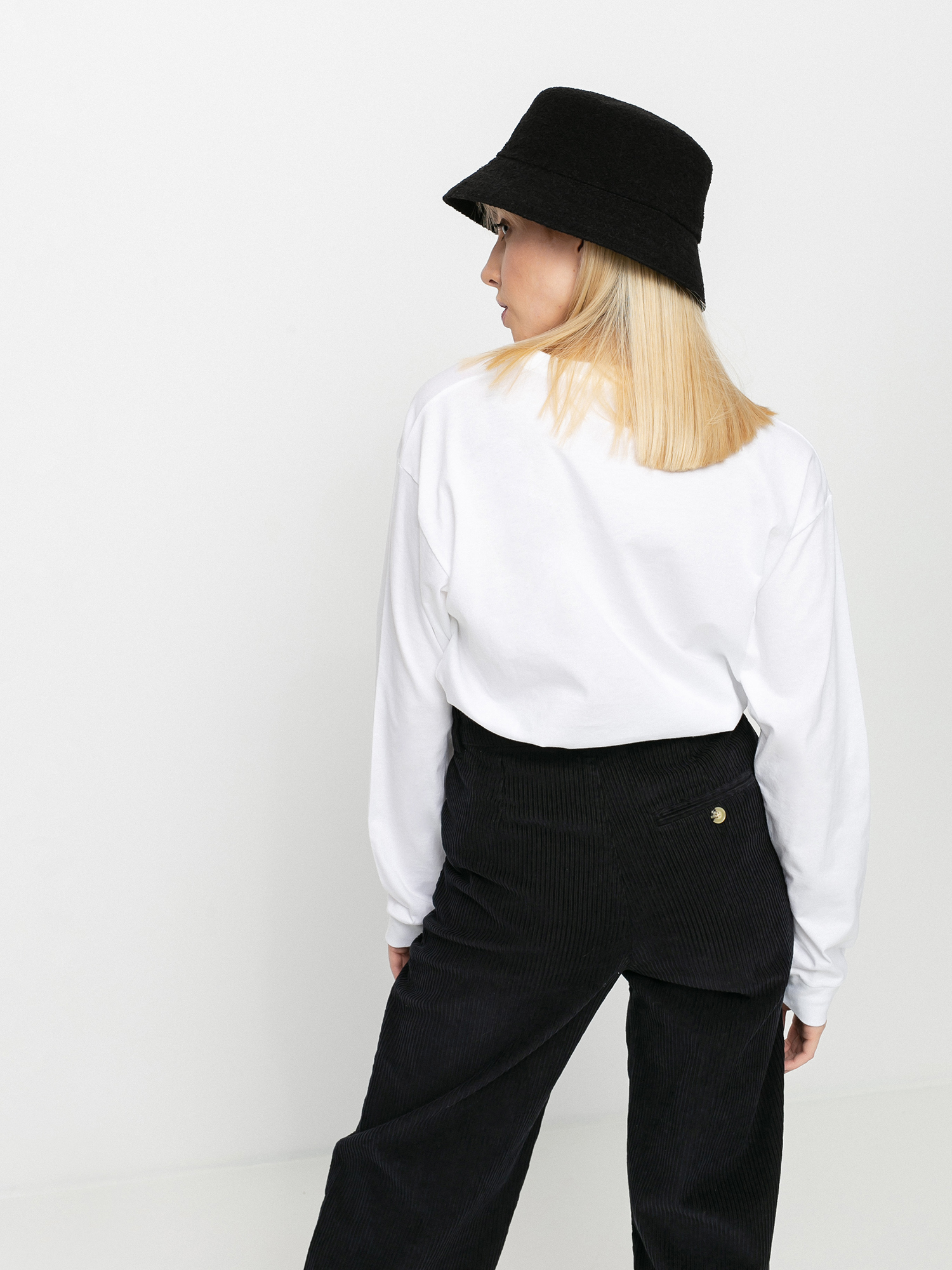 Longsleeve Carhartt WIP Pocket Wmn (white)