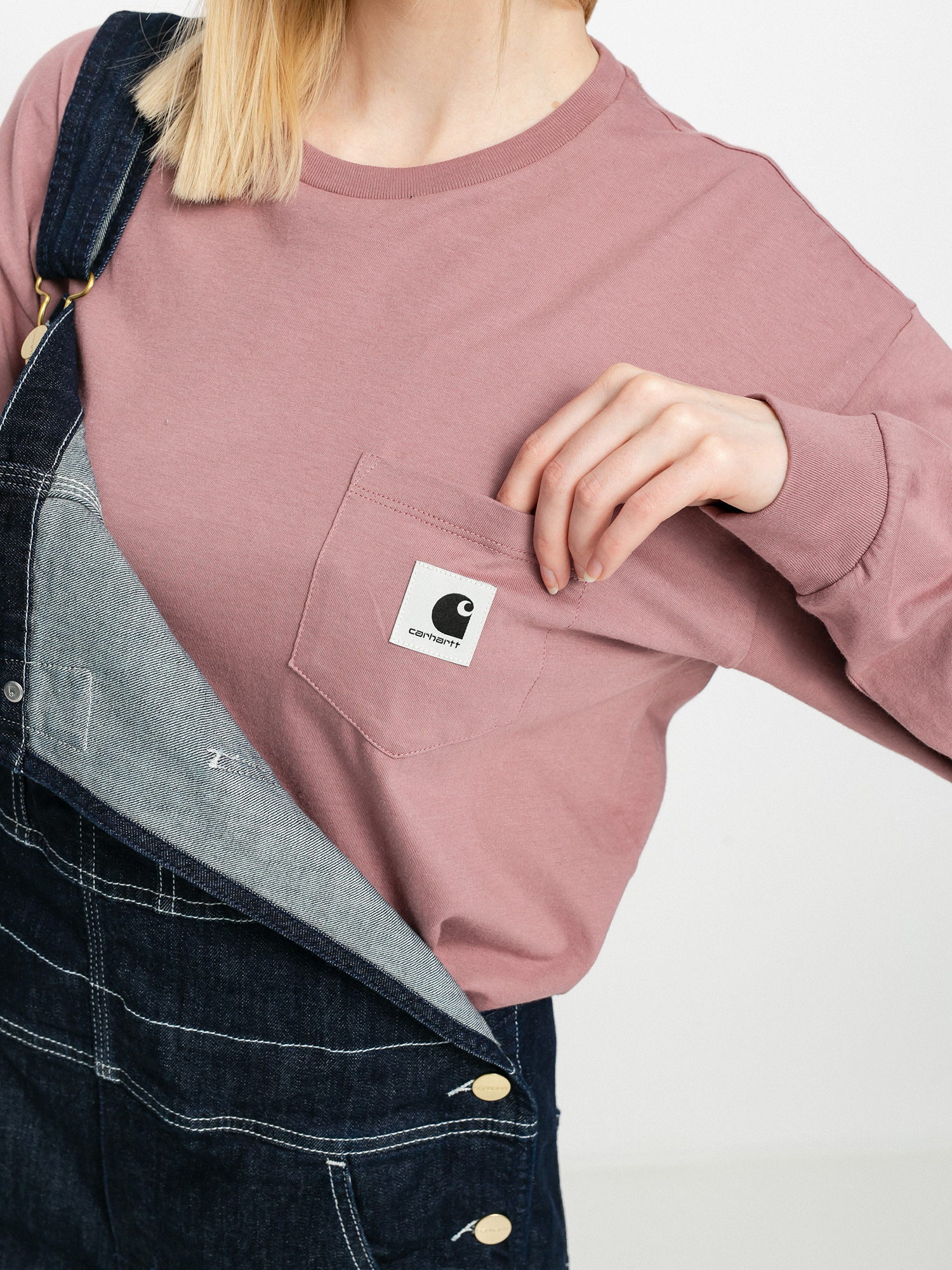 Longsleeve Carhartt WIP Pocket Wmn (malaga)