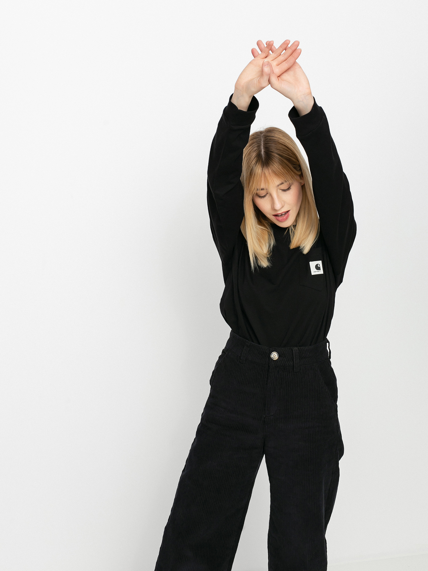 Longsleeve Carhartt WIP Pocket Wmn (black)
