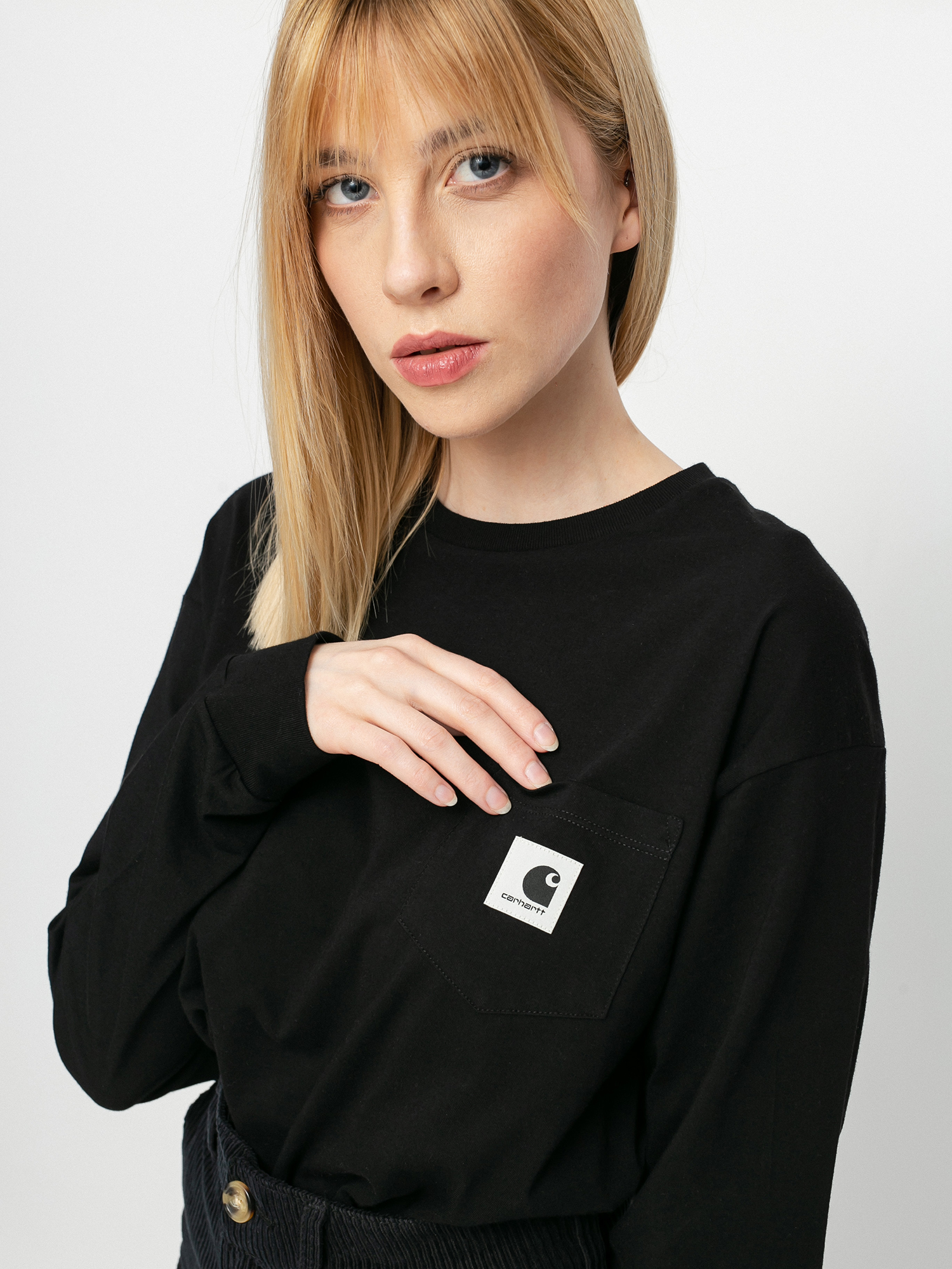Longsleeve Carhartt WIP Pocket Wmn (black)
