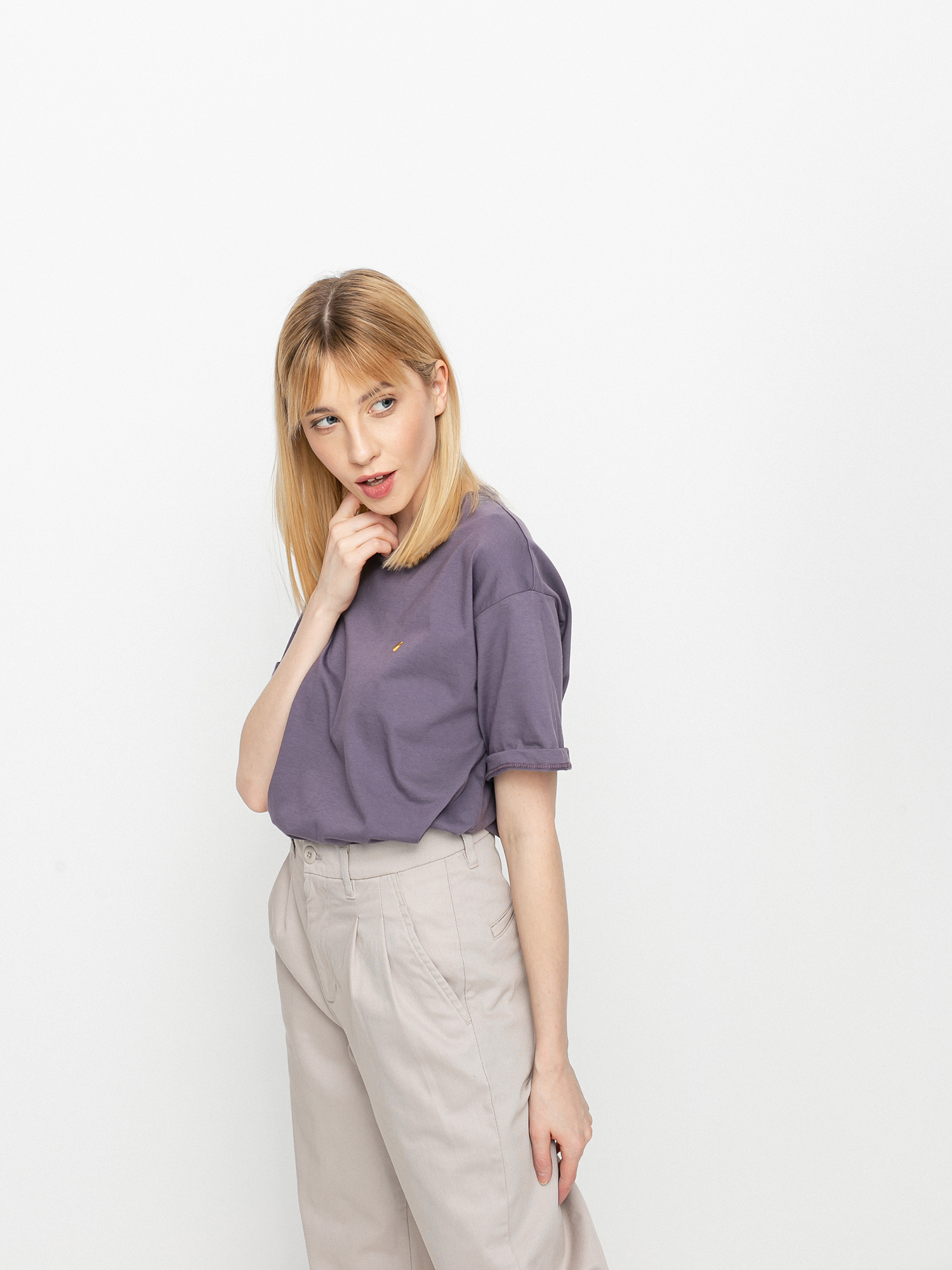 T-shirt Carhartt WIP Chase Wmn (provence/gold)