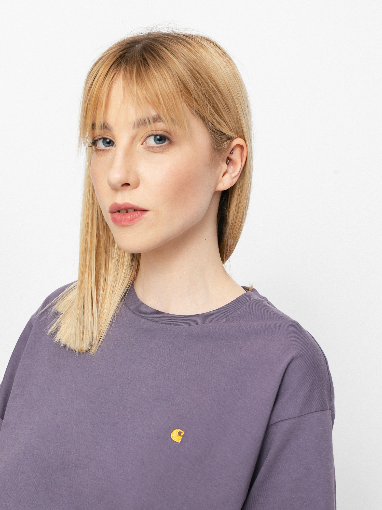 T-shirt Carhartt WIP Chase Wmn (provence/gold)