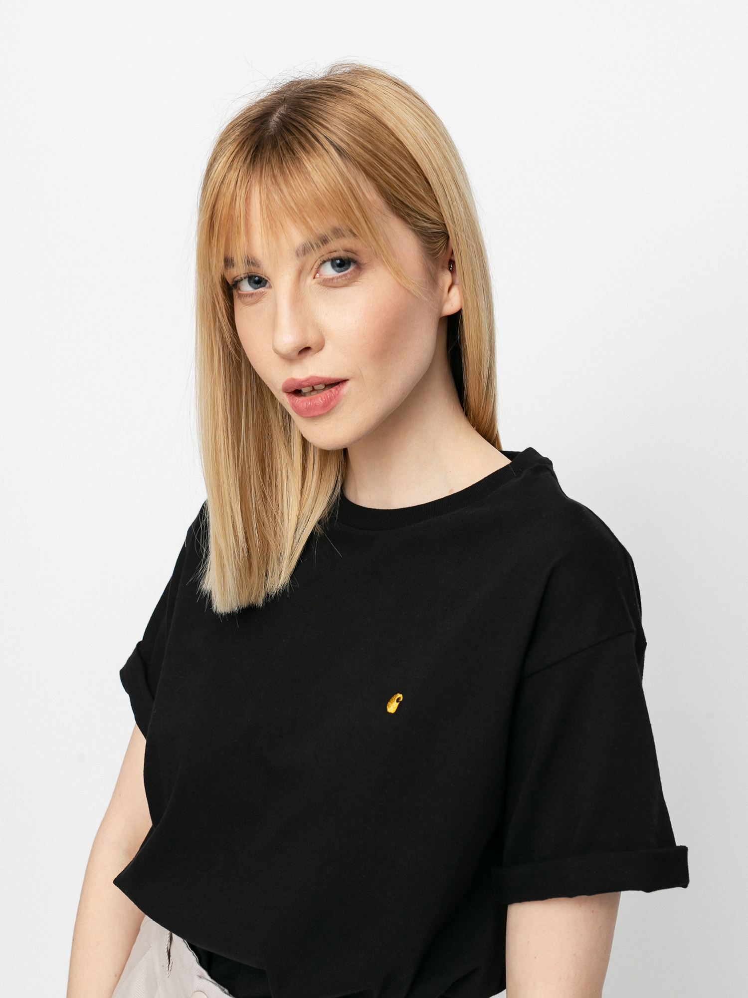 T-shirt Carhartt WIP Chase Wmn (black/gold)