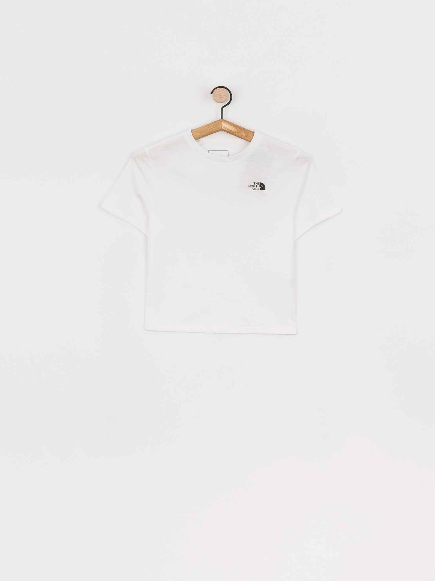 T-shirt The North Face Foundation Crop Wmn (tnf white heather)