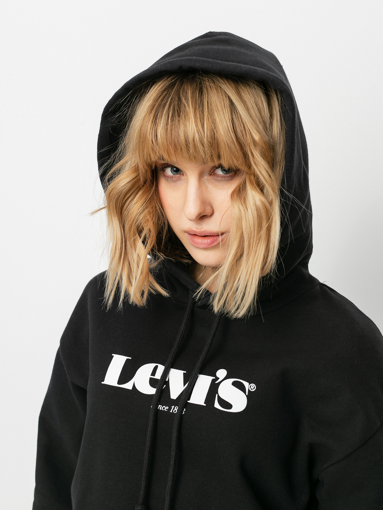 Bluza z kapturem Levi's® Graphic Standard HD Wmn (caviar)