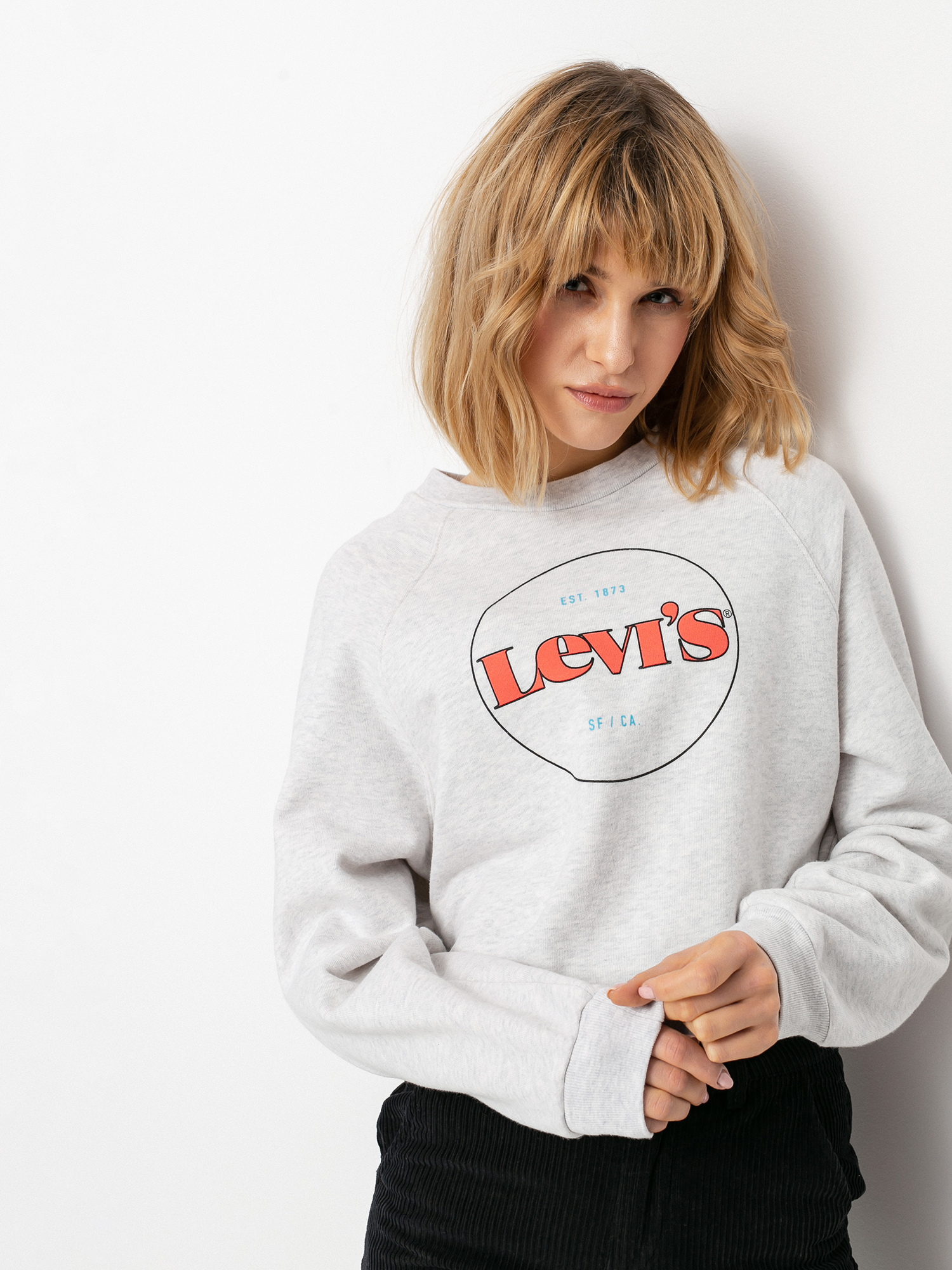 Bluza Levi's® Vintage Raglan Wmn (circle logo gradient white)