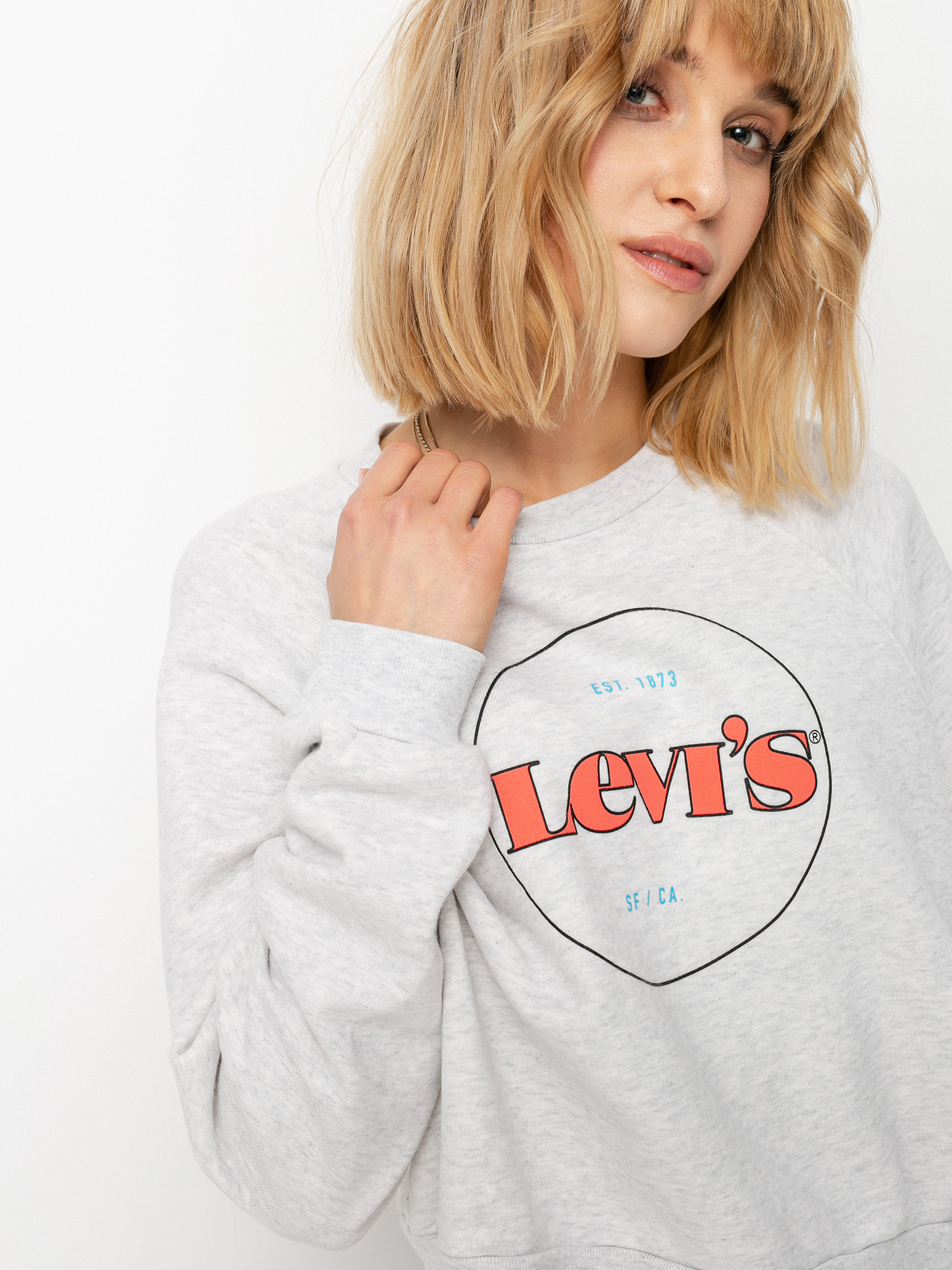 Bluza Levi's® Vintage Raglan Wmn (circle logo gradient white)