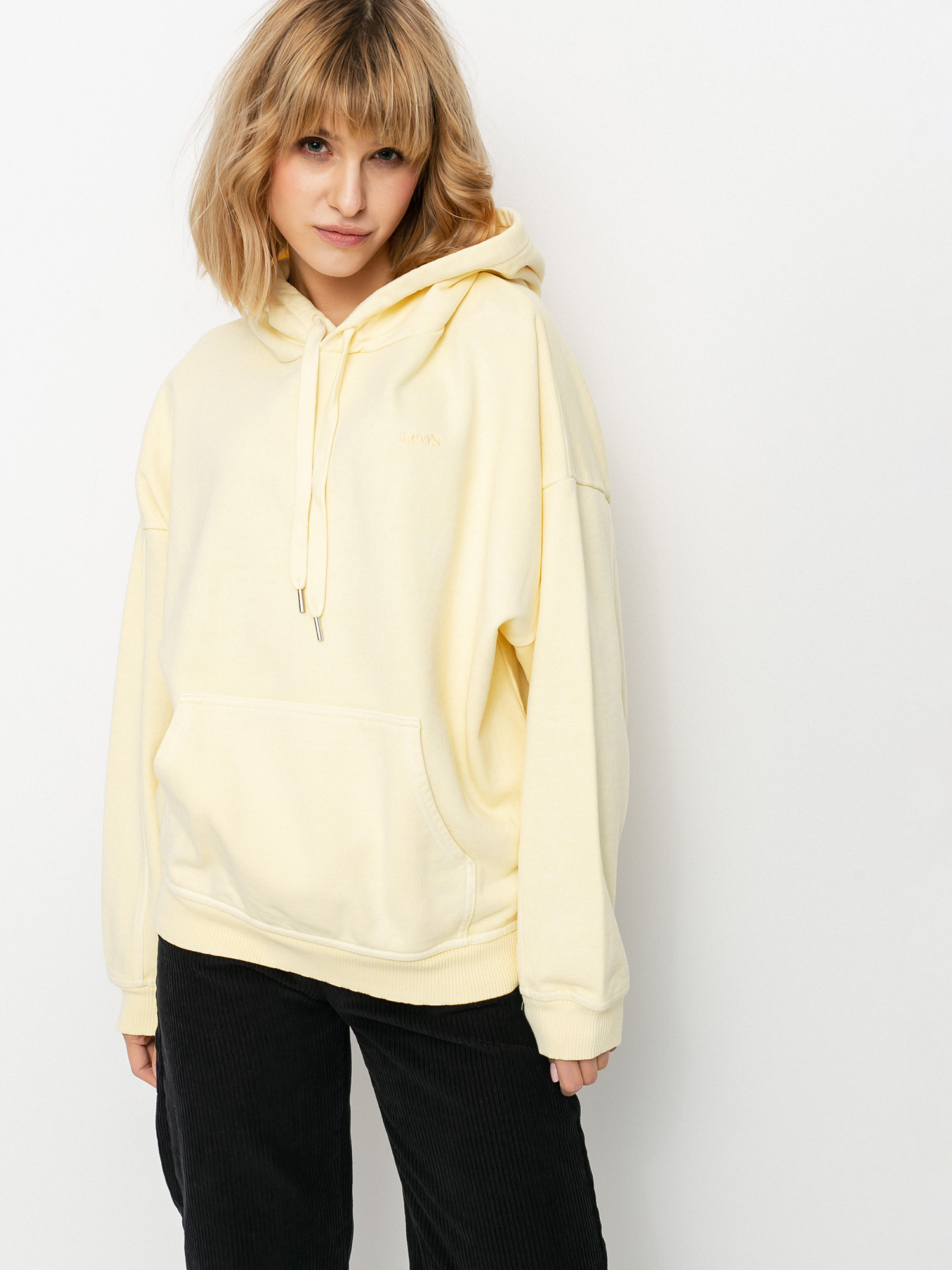 Bluza z kapturem Levi's® Rider HD Wmn (transparent yellow garment dye)